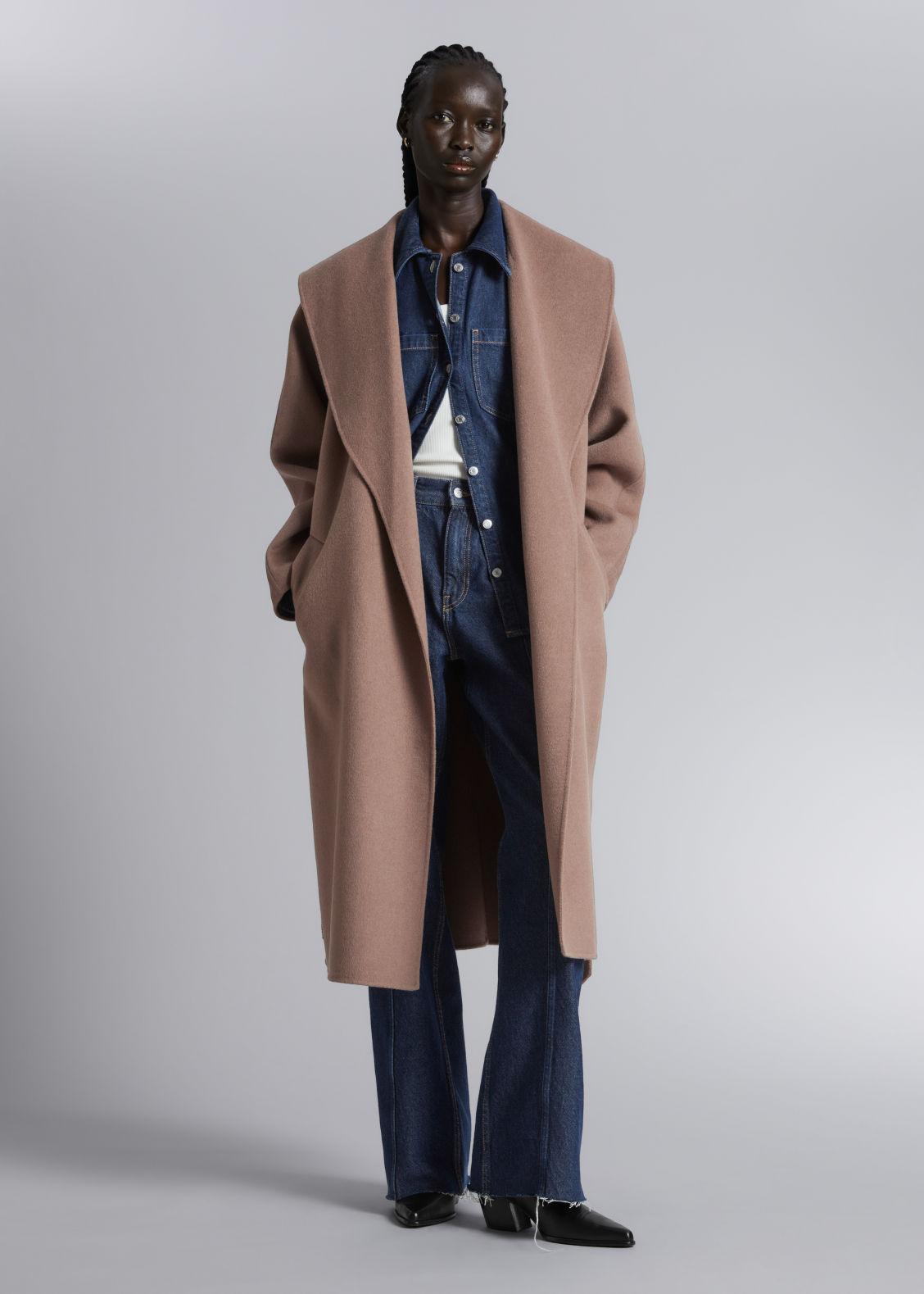 Other stories brown coat Clearance