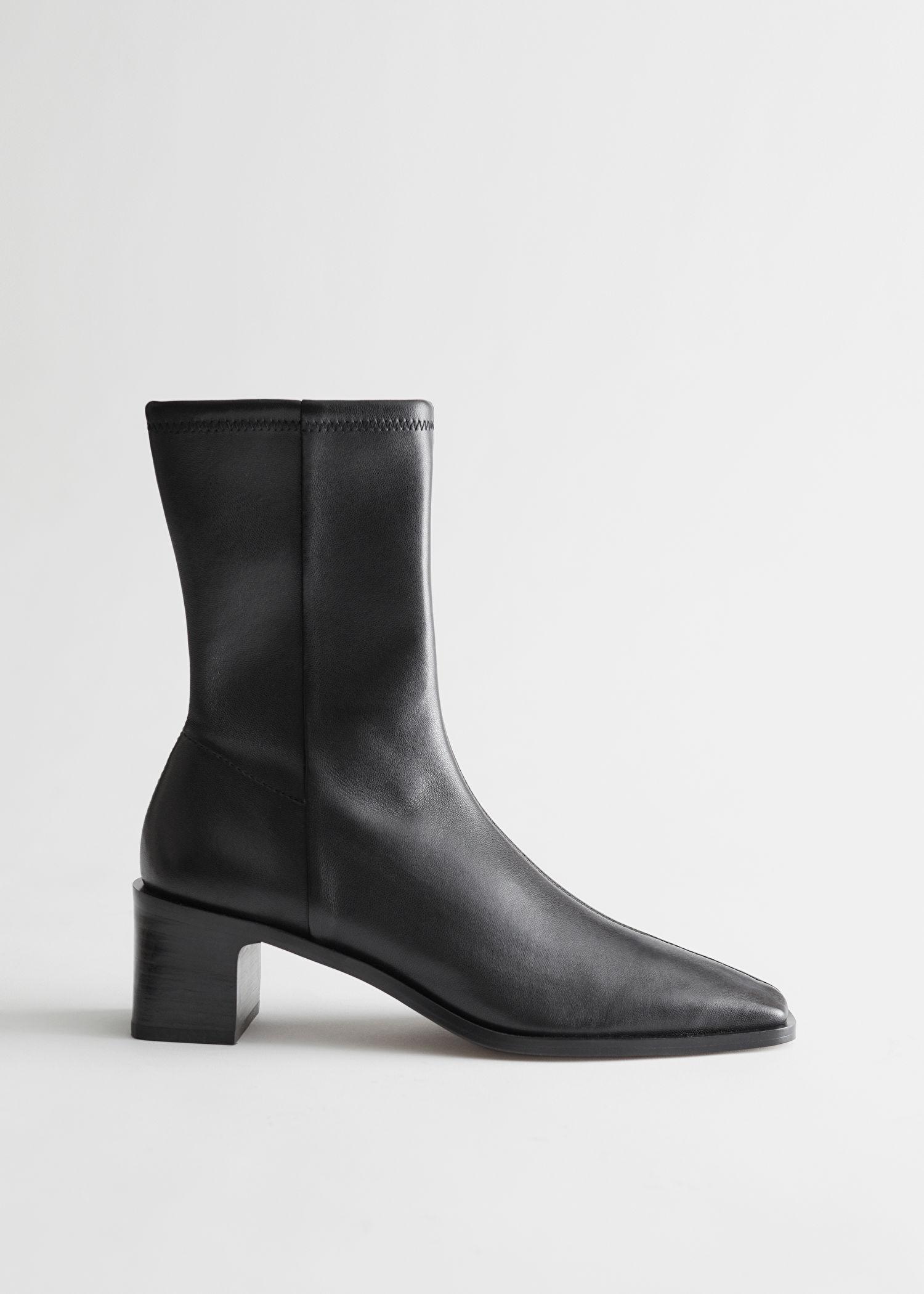 Designer top sock boots