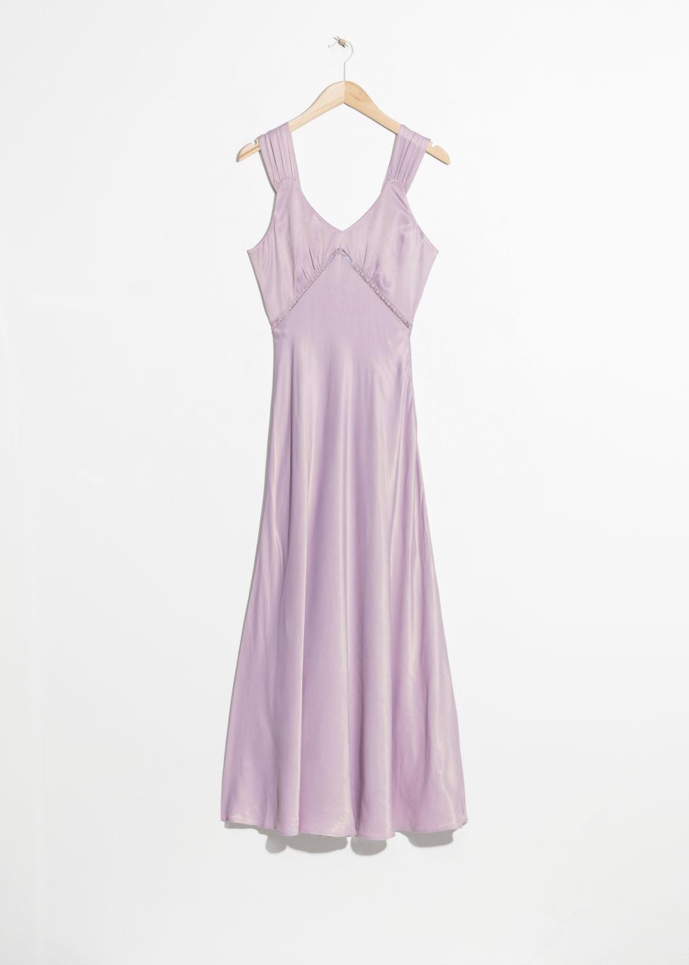and other stories satin dress