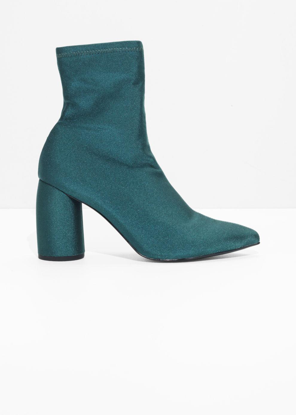 olive green sock boots