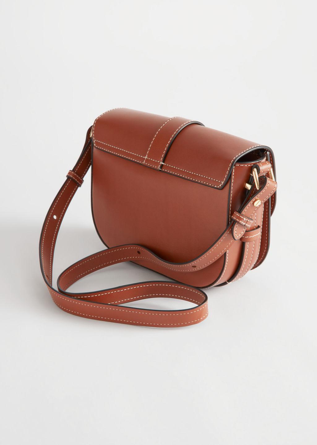 & Other Stories Crossbody Leather Bag in Natural | Lyst