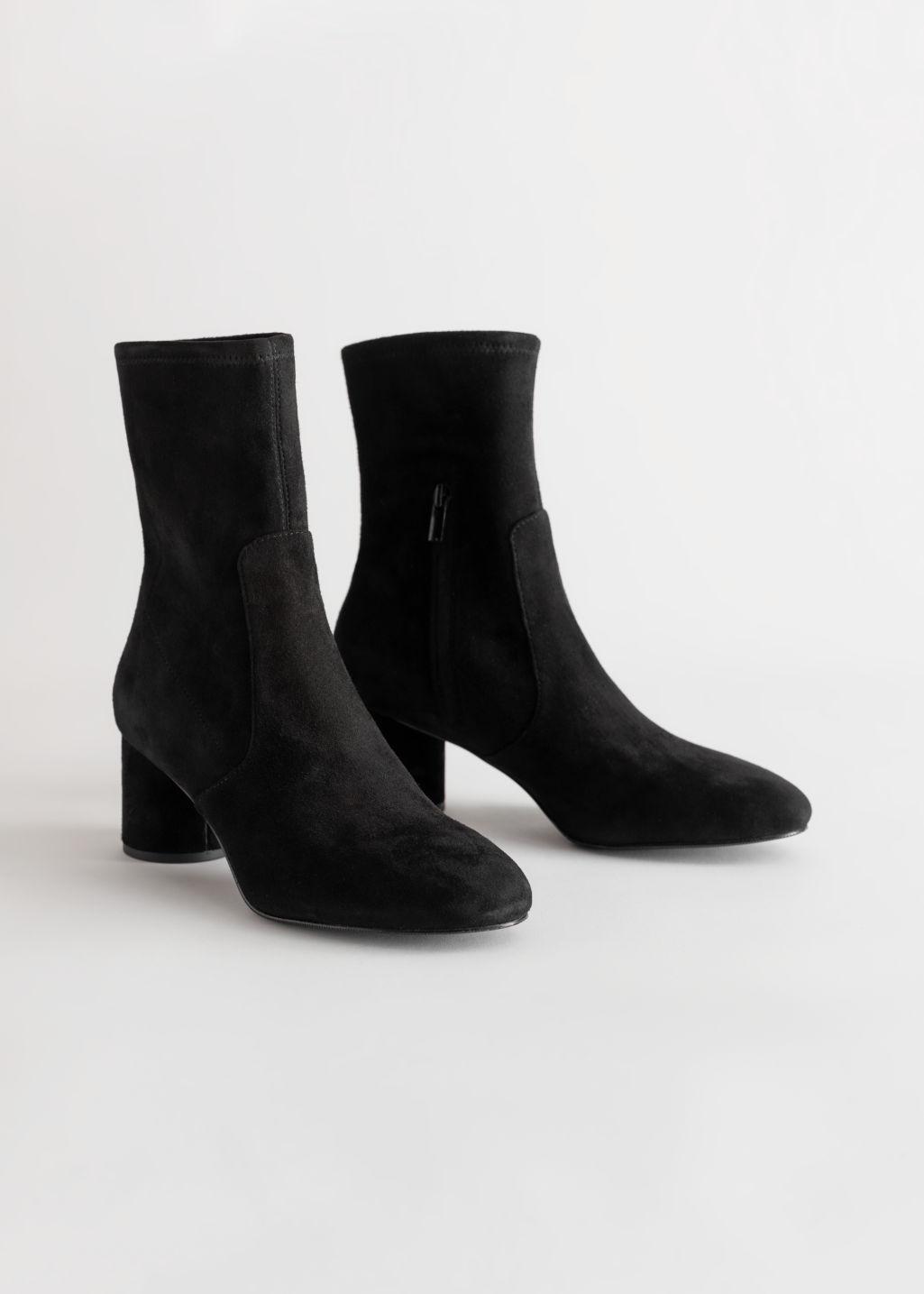 suede sock boots