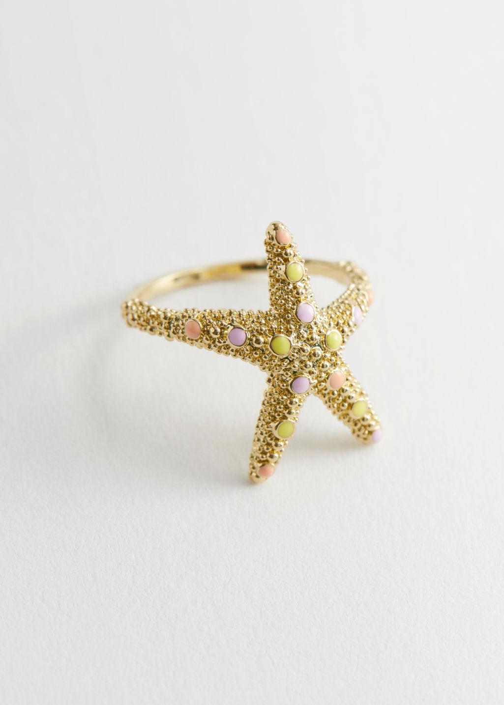 & Other Stories Starfish Ring in Pink | Lyst