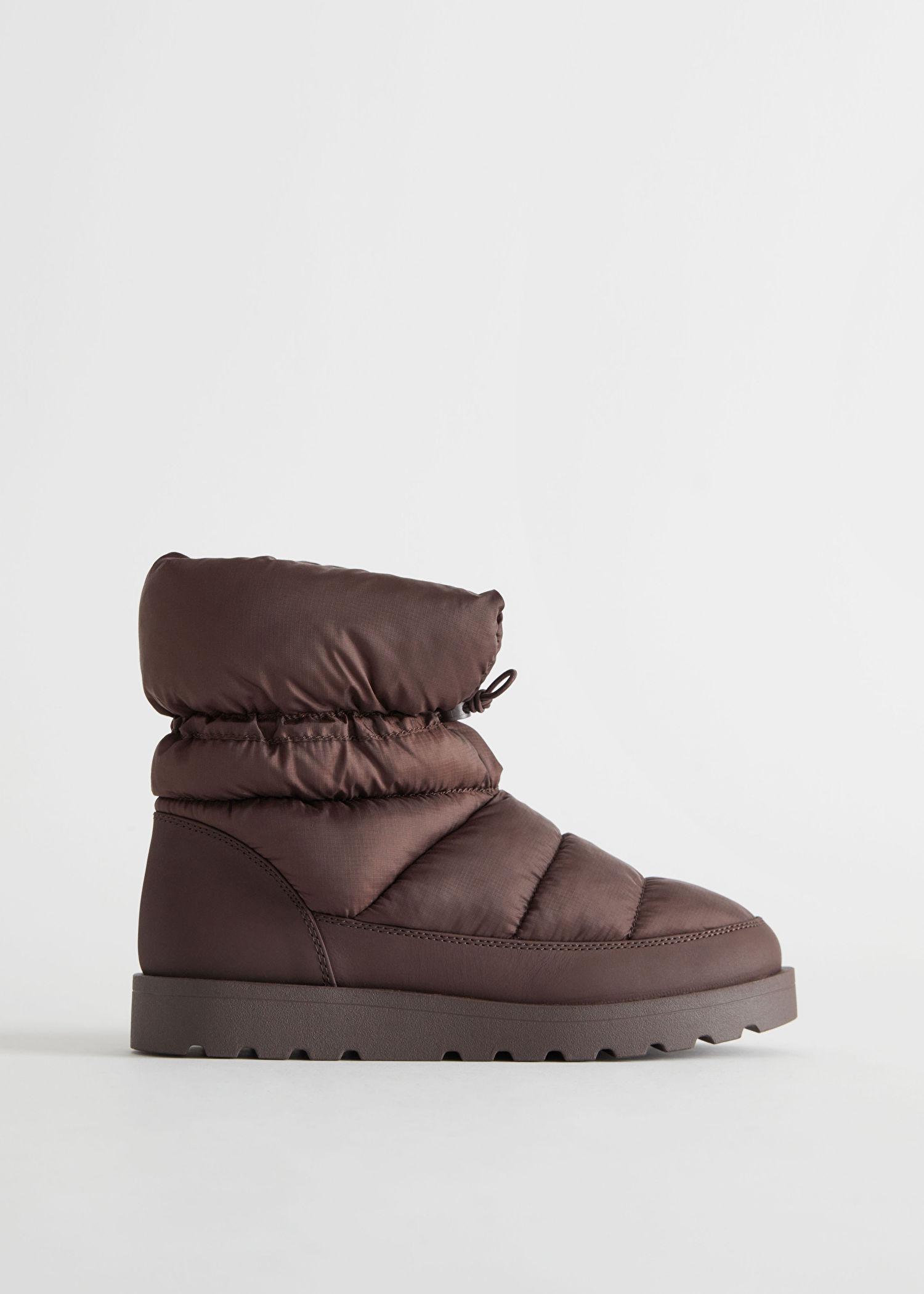 Other Stories Padded Winter Boots in Brown Lyst Canada