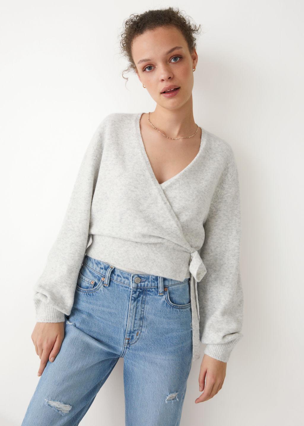 and other stories wrap cardigan