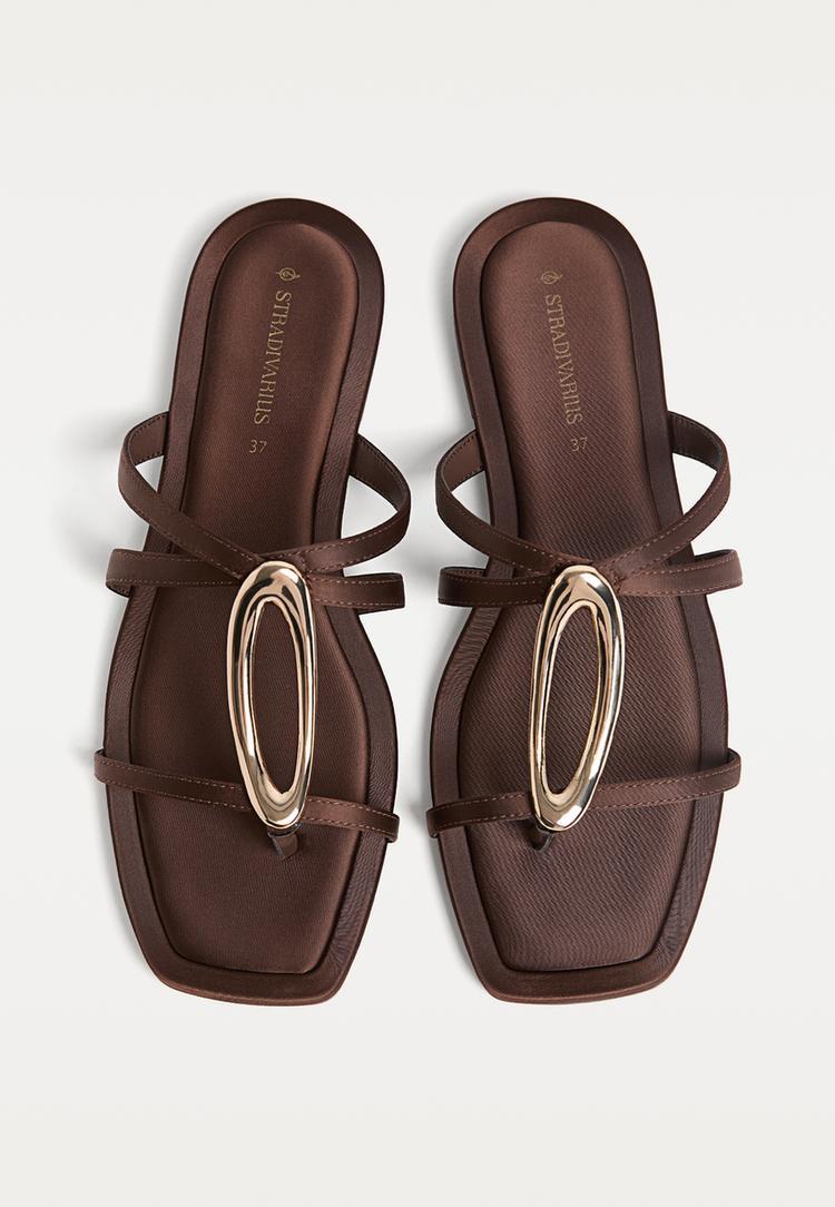 Sandali Platform Sandali Alla Schiava Stradivarius Sandali Bassi