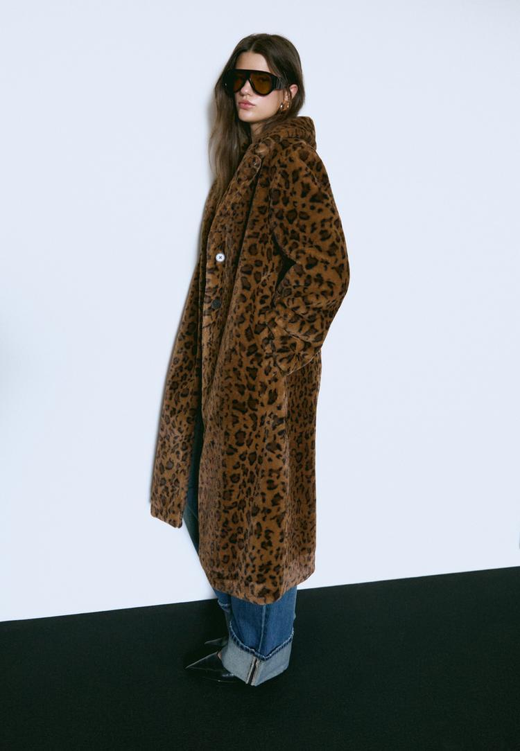 Cappotto Marrone Stradivarius Cappotti Pelliccia Stradivarius