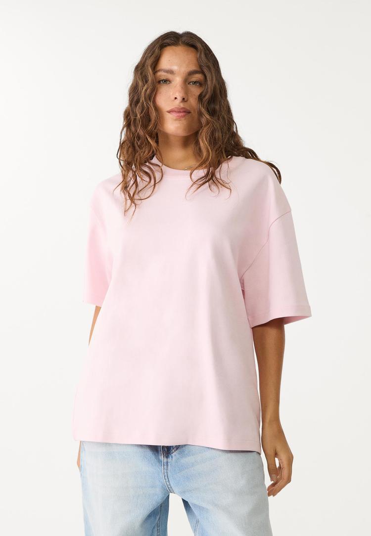 Stradivarius Maglia Rossa Top Rosa Stradivarius Da Donna Lyst