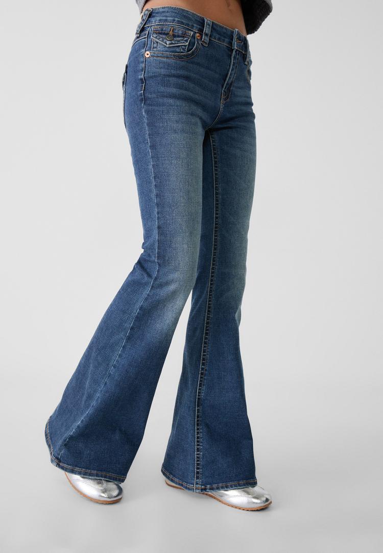 Flare Vintage Stradivarius Jeans Vintage A Campana Stradivarius