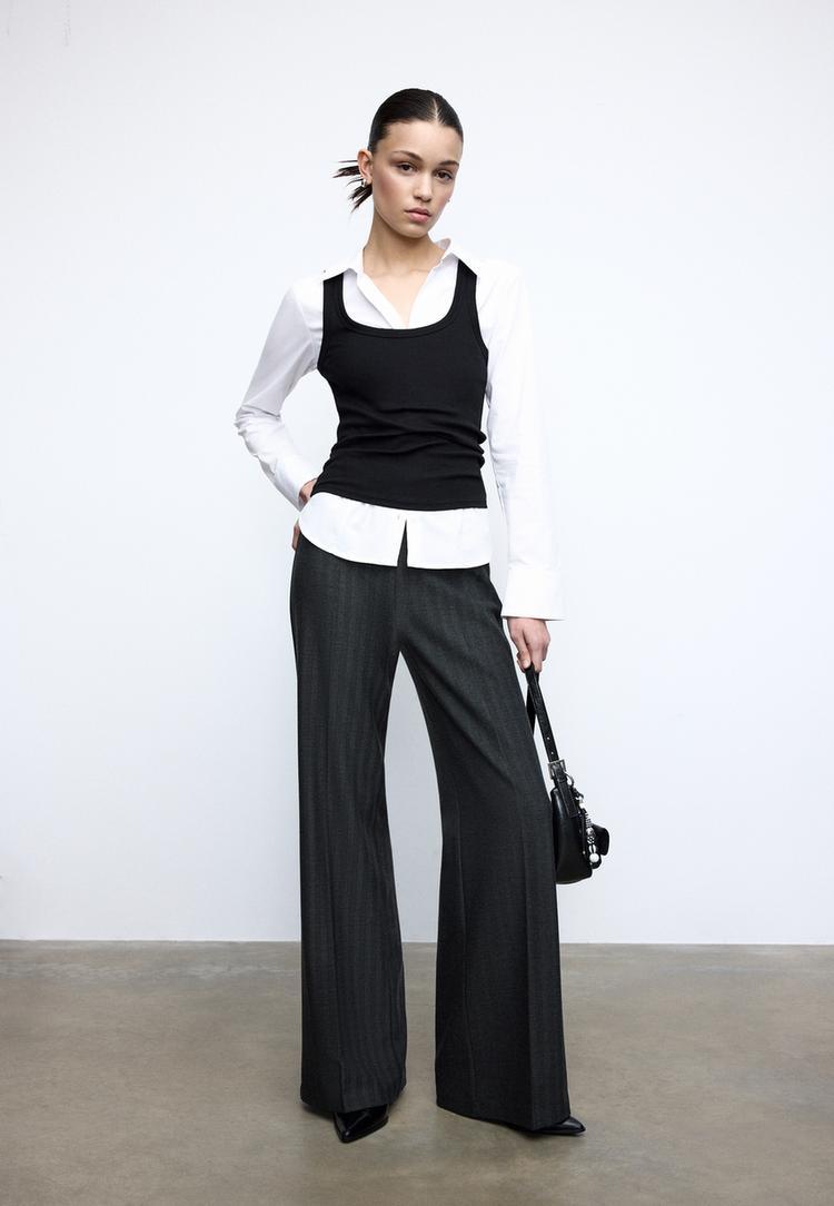 Szvbofueck Pantaloni Da Jogging Da Donna, A Vita Alta, Con Coulisse E - 9