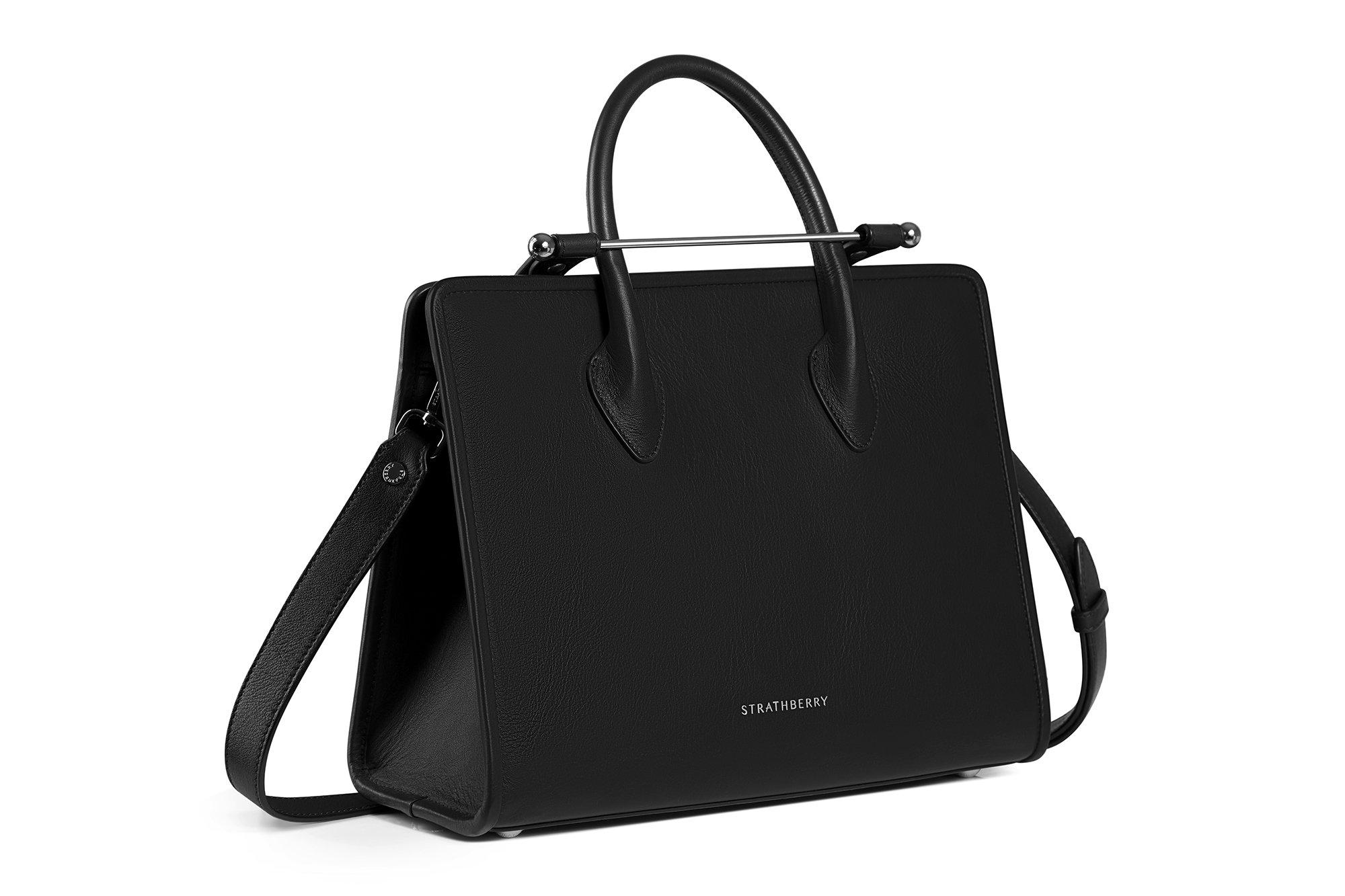 Strathberry Midi Tote (ts) in Black - Lyst
