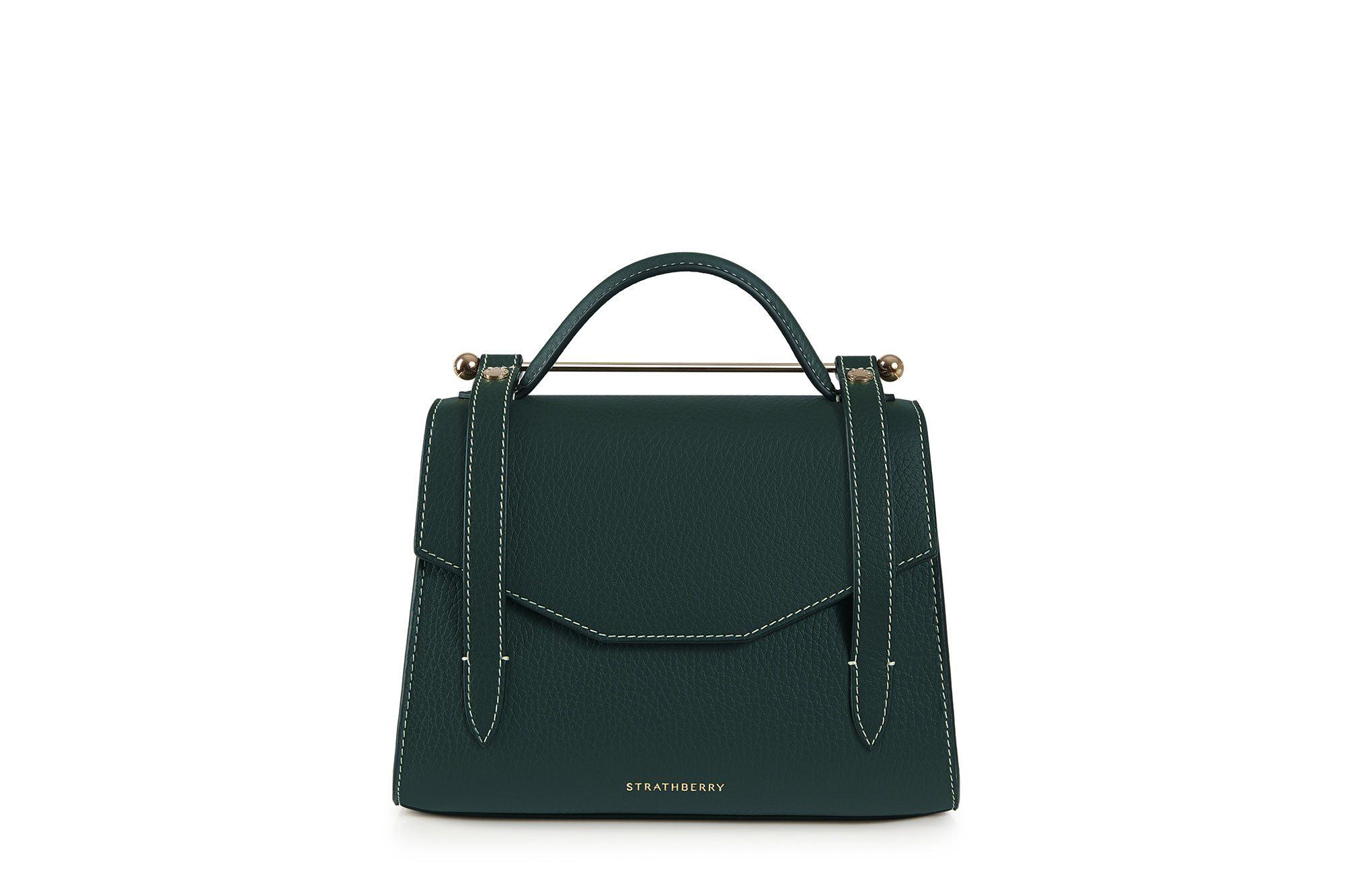 Strathberry Leather Allegro Mini in Green - Lyst