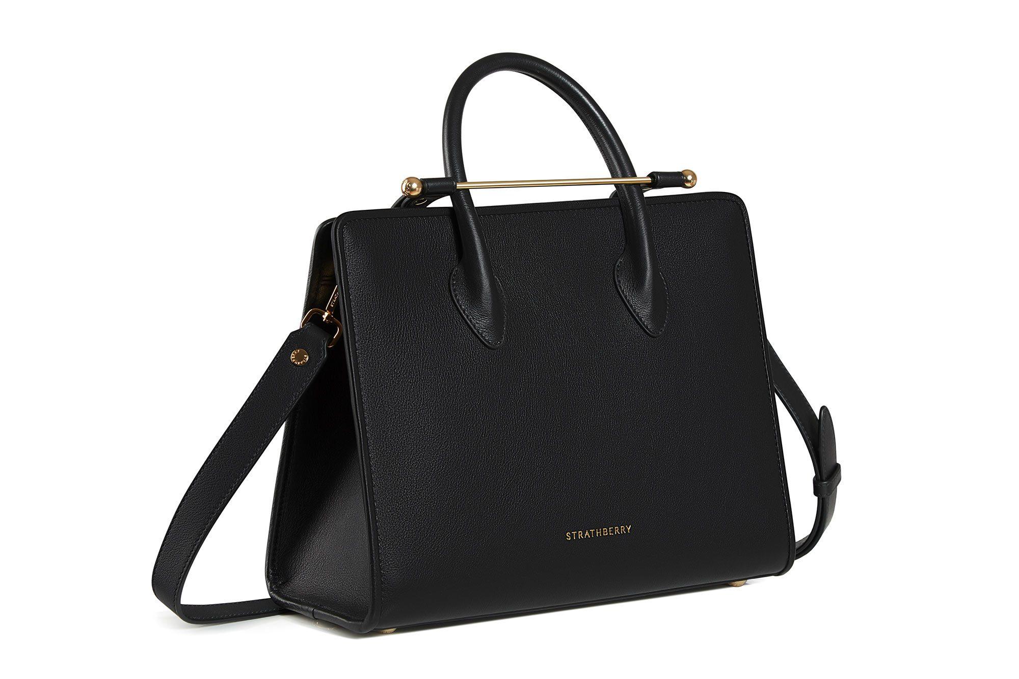Strathberry The Midi Tote in Black - Lyst