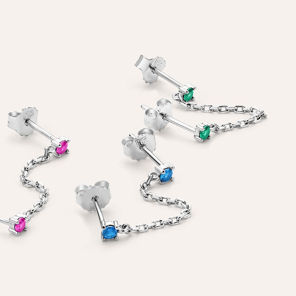 Orecchini e ear cuff Verde Stroili da donna Lyst