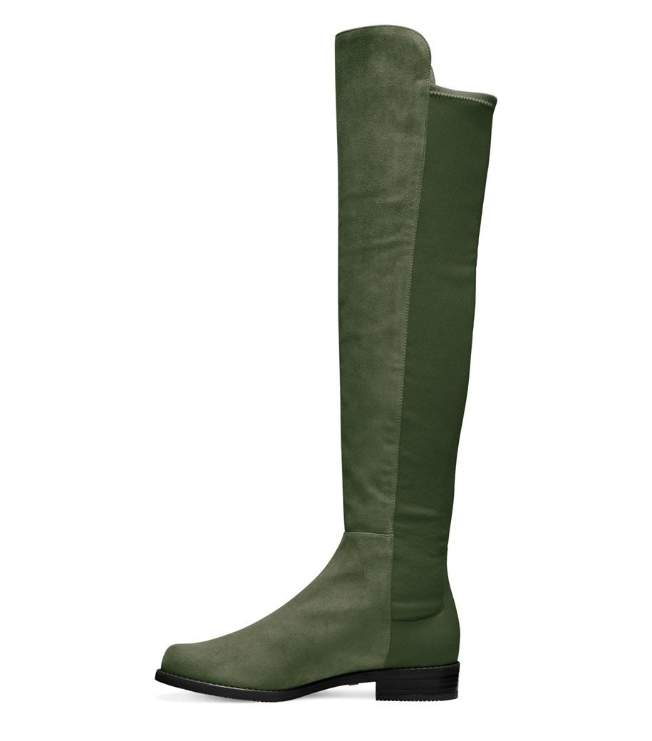 stuart weitzman green boots