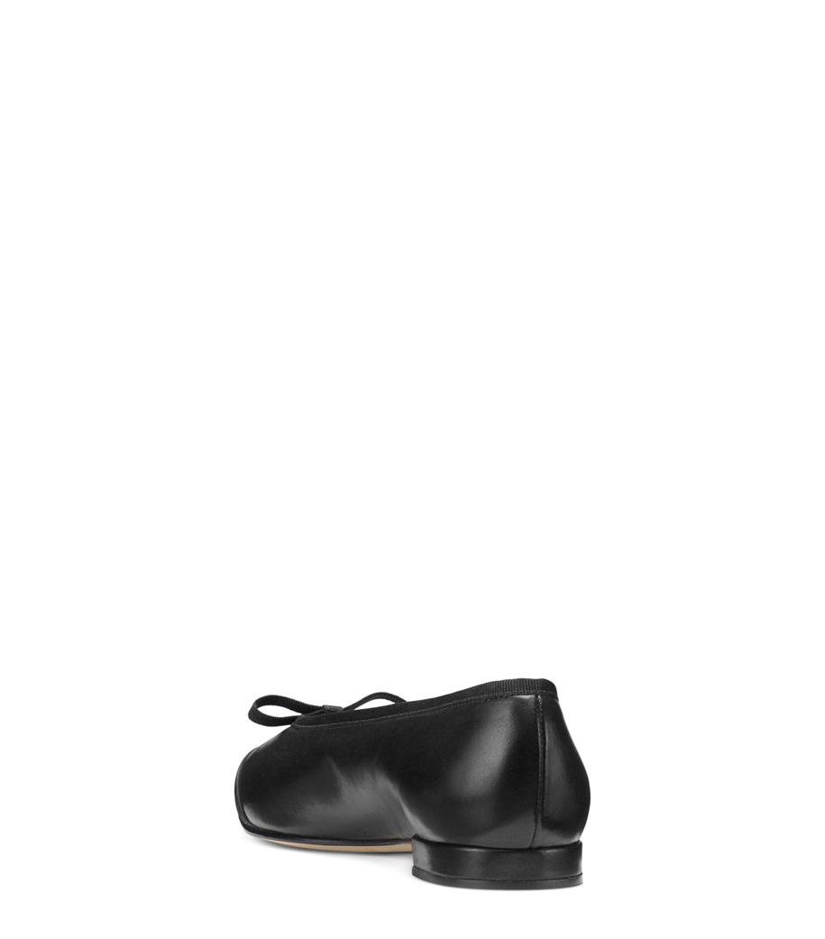 stuart weitzman black patent flats