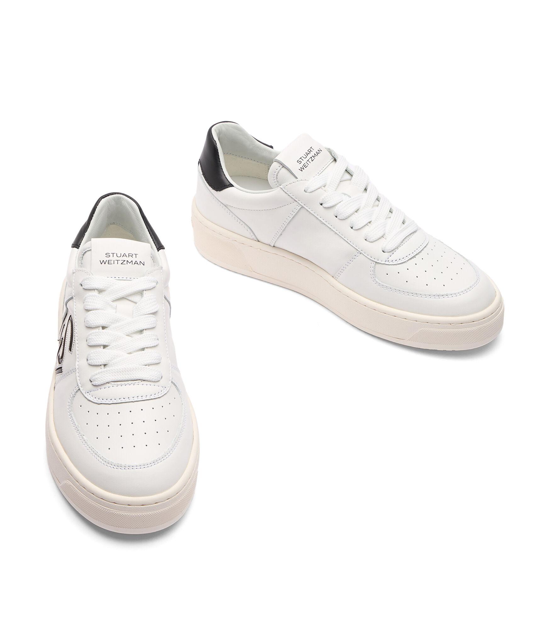 Stuart weitzman hotsell white sneakers