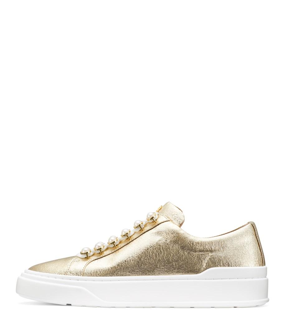 excelsa leather sneaker stuart weitzman