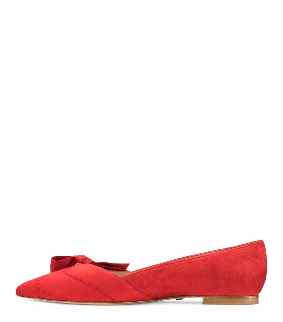 stuart weitzman red espadrilles