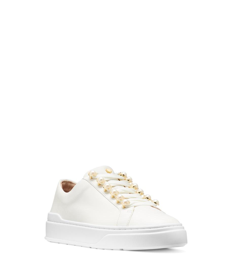 excelsa leather sneaker stuart weitzman
