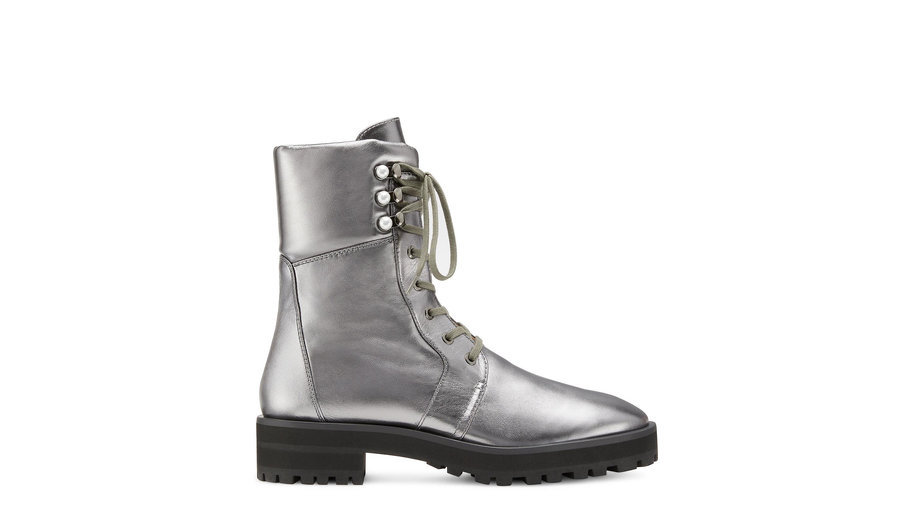 stuart weitzman quinn leather ankle bootie