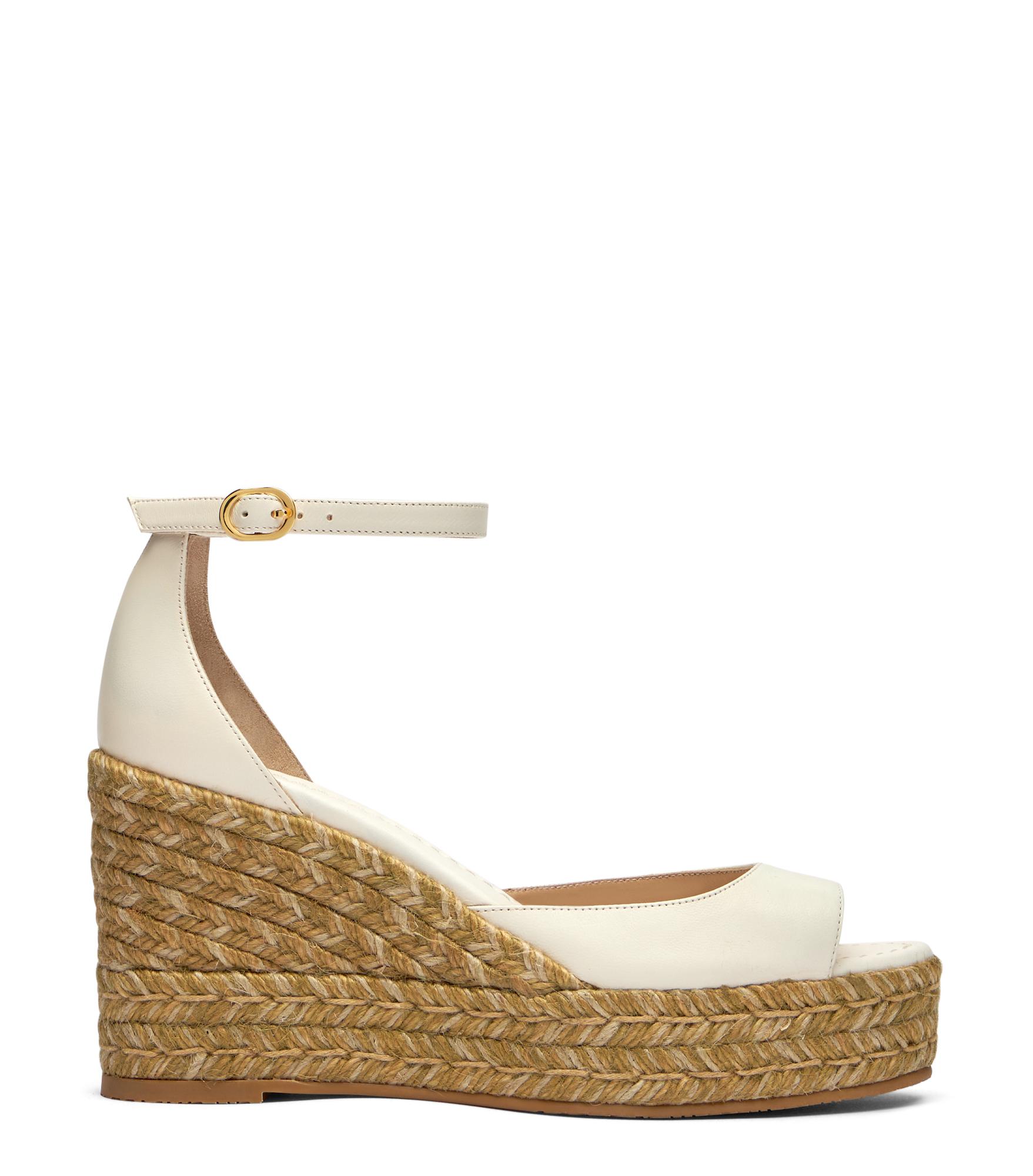 Stuart Weitzman Nudistia Espadrille Wedge in Metallic Lyst UK - Main Image