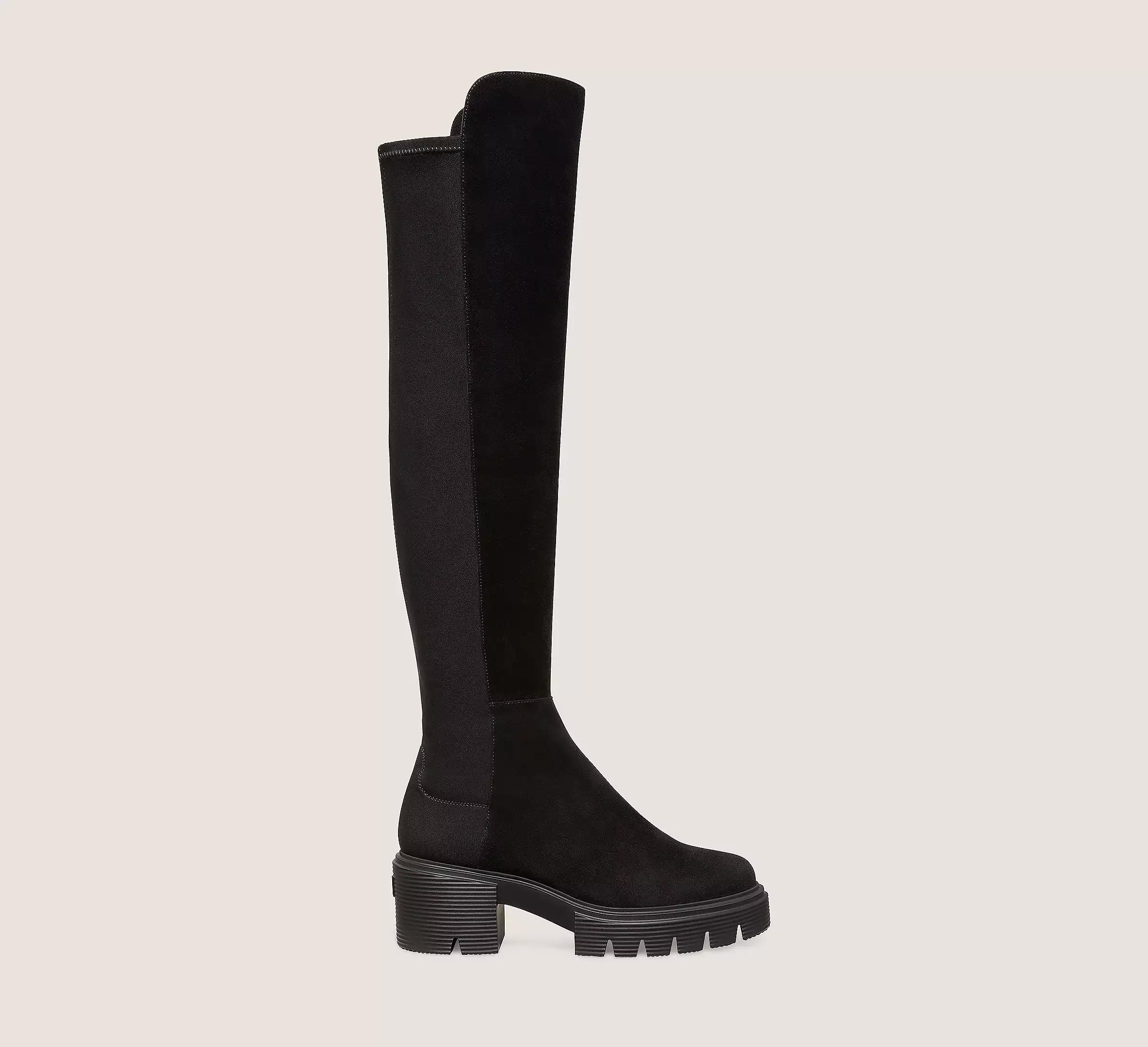 dark brown wedge booties