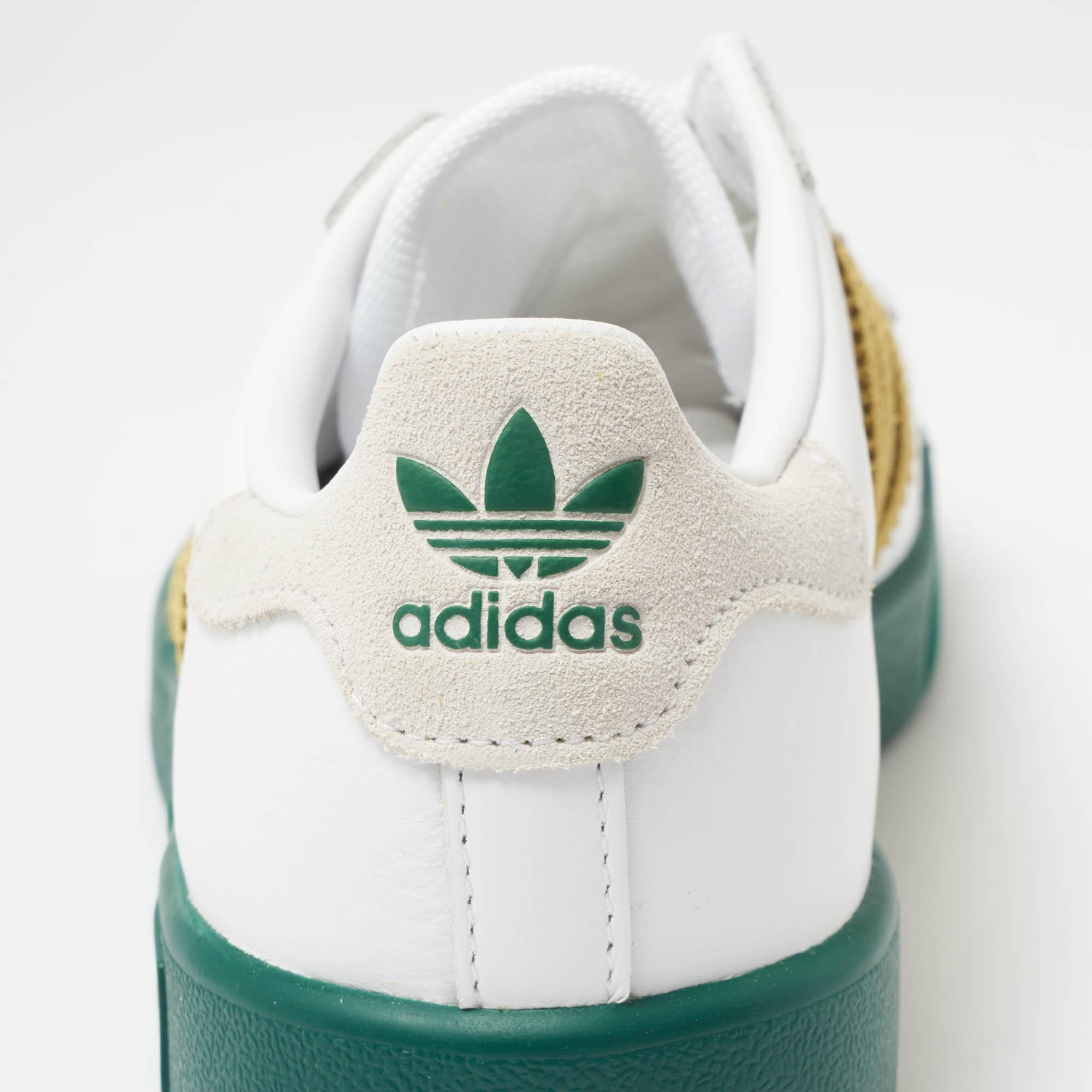 adidas Originals Leather Forest Hills White & Collegiate Green Trainer for  Men - Lyst