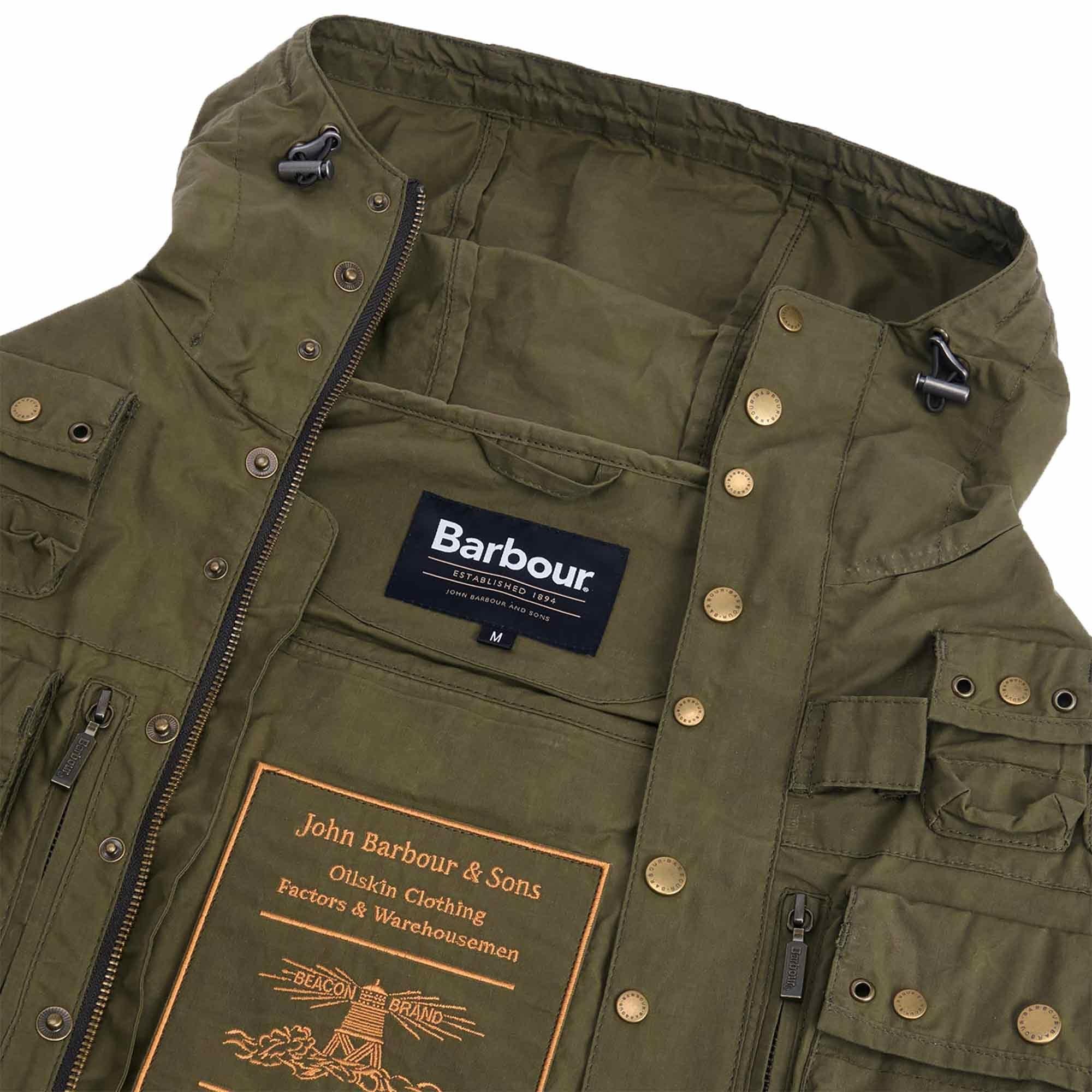 Barbour X Tokito Field Utility Casual Jacket in Green for Men