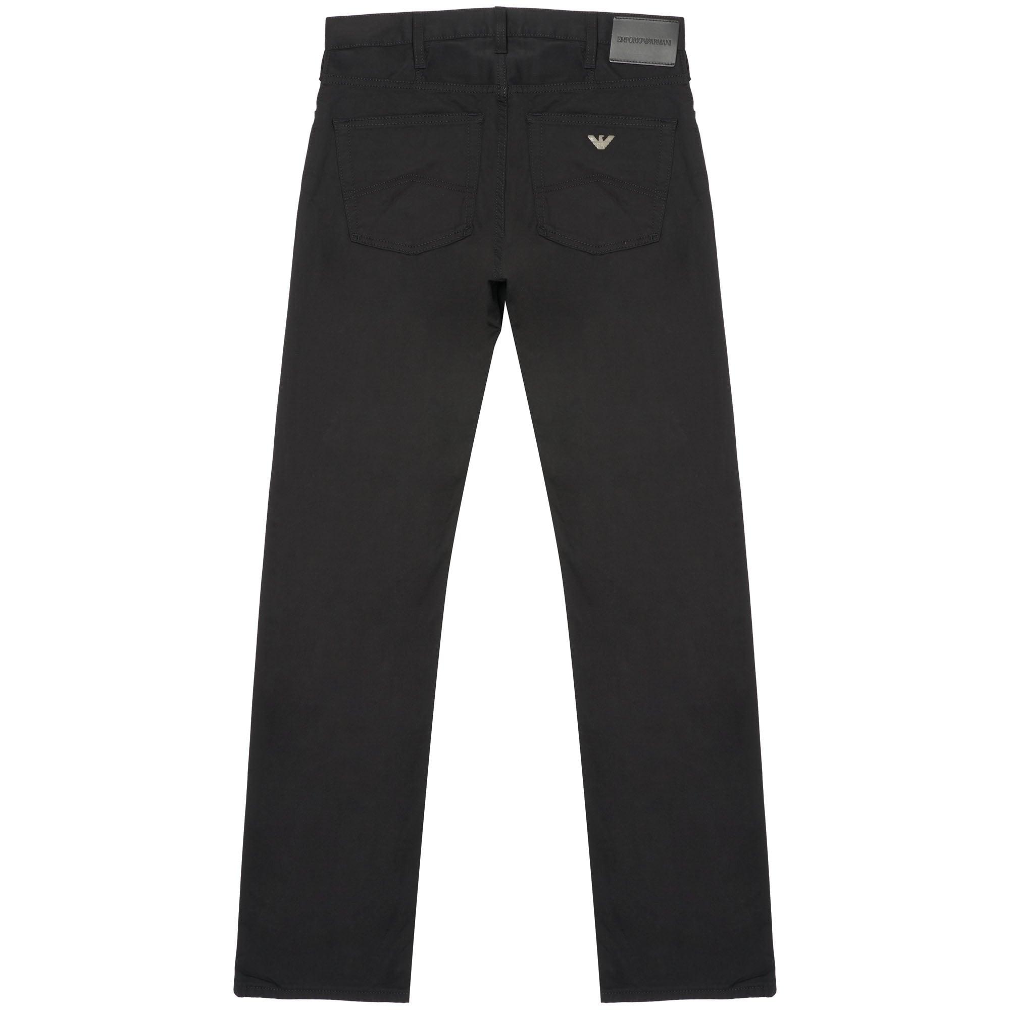 Emporio Armani Denim J21 Jeans Style Chinos in Black for Men - Save 57% -  Lyst