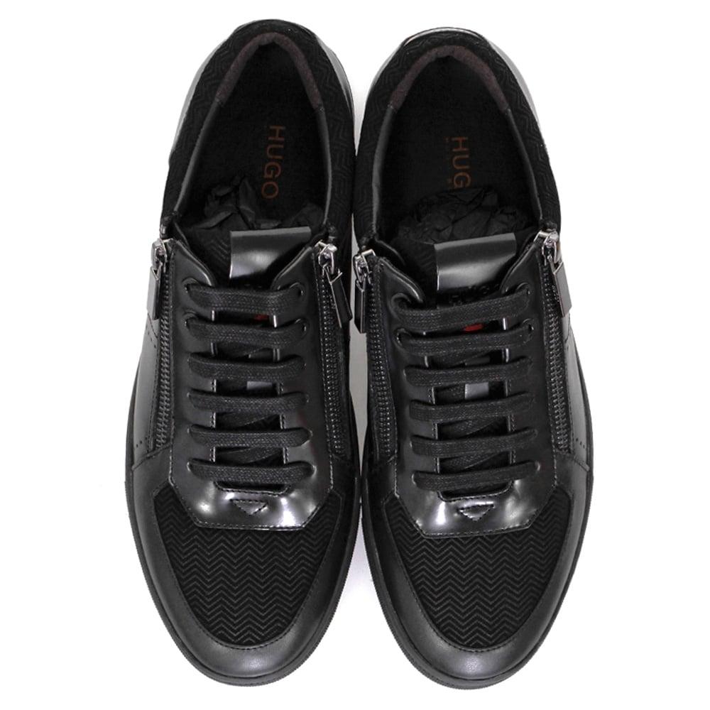 HUGO Leather Hugo Boss Futurism Tenn Black Shoes for Men - Lyst