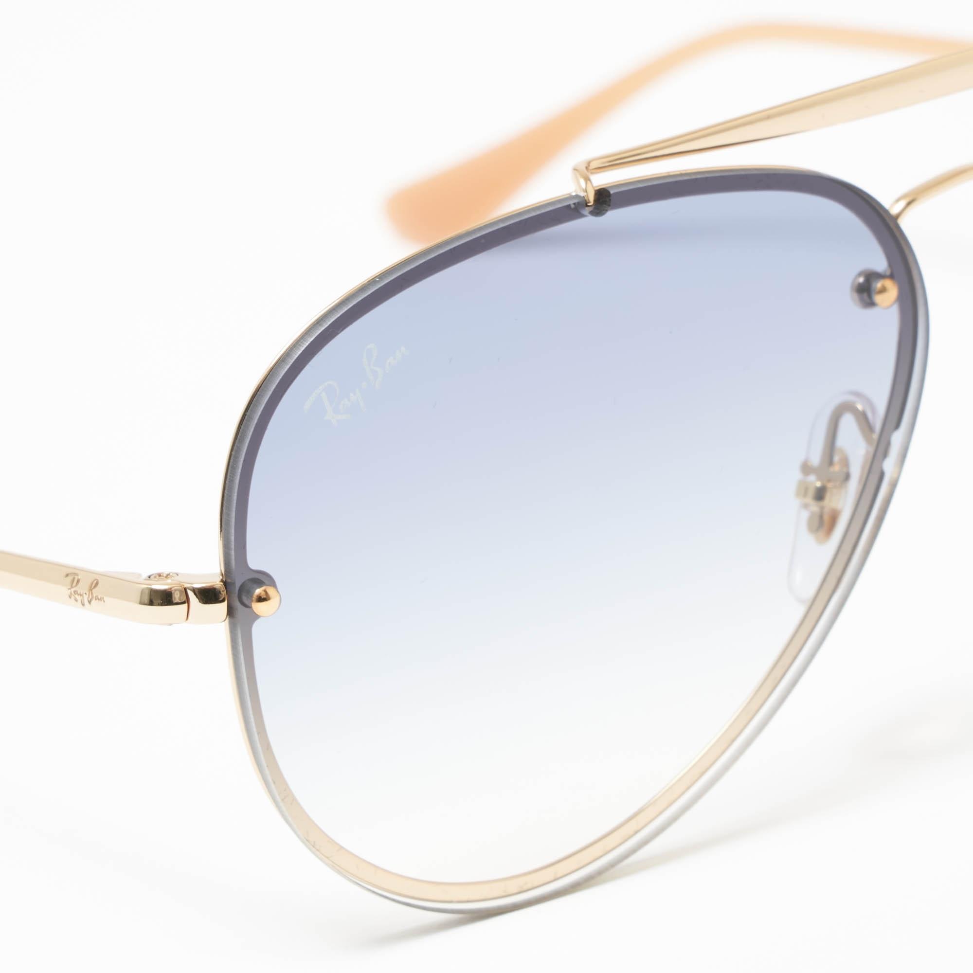 Ray Ban Gold Blaze Aviator Sunglasses Light Blue Gradient Lenses Rb358 In Metallic For Men Lyst Ray Ban Gold Blaze Aviator Sunglasses Light Blue Gradient Lenses Rb358 In Metallic For Men Lyst