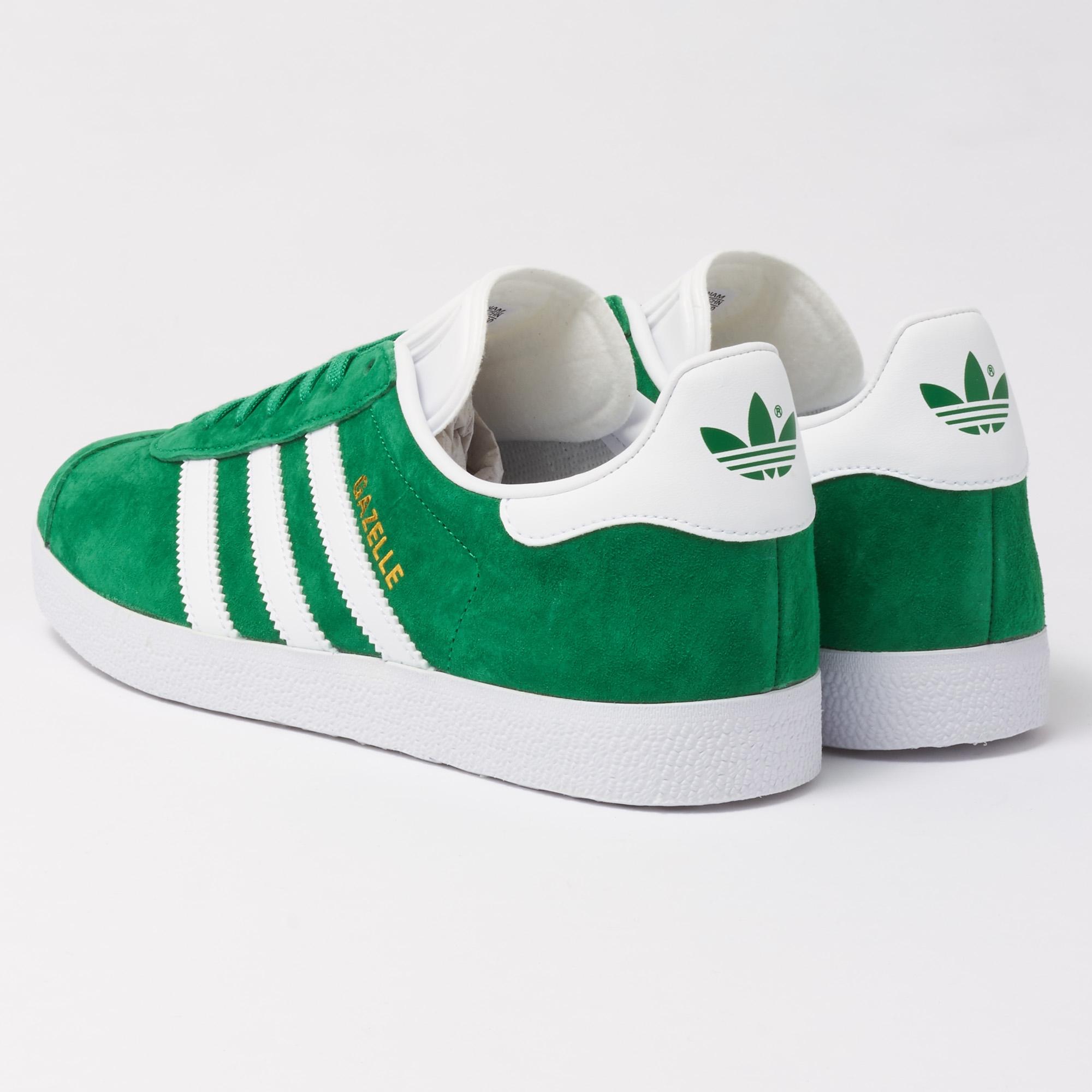 adidas gazelle green shoes