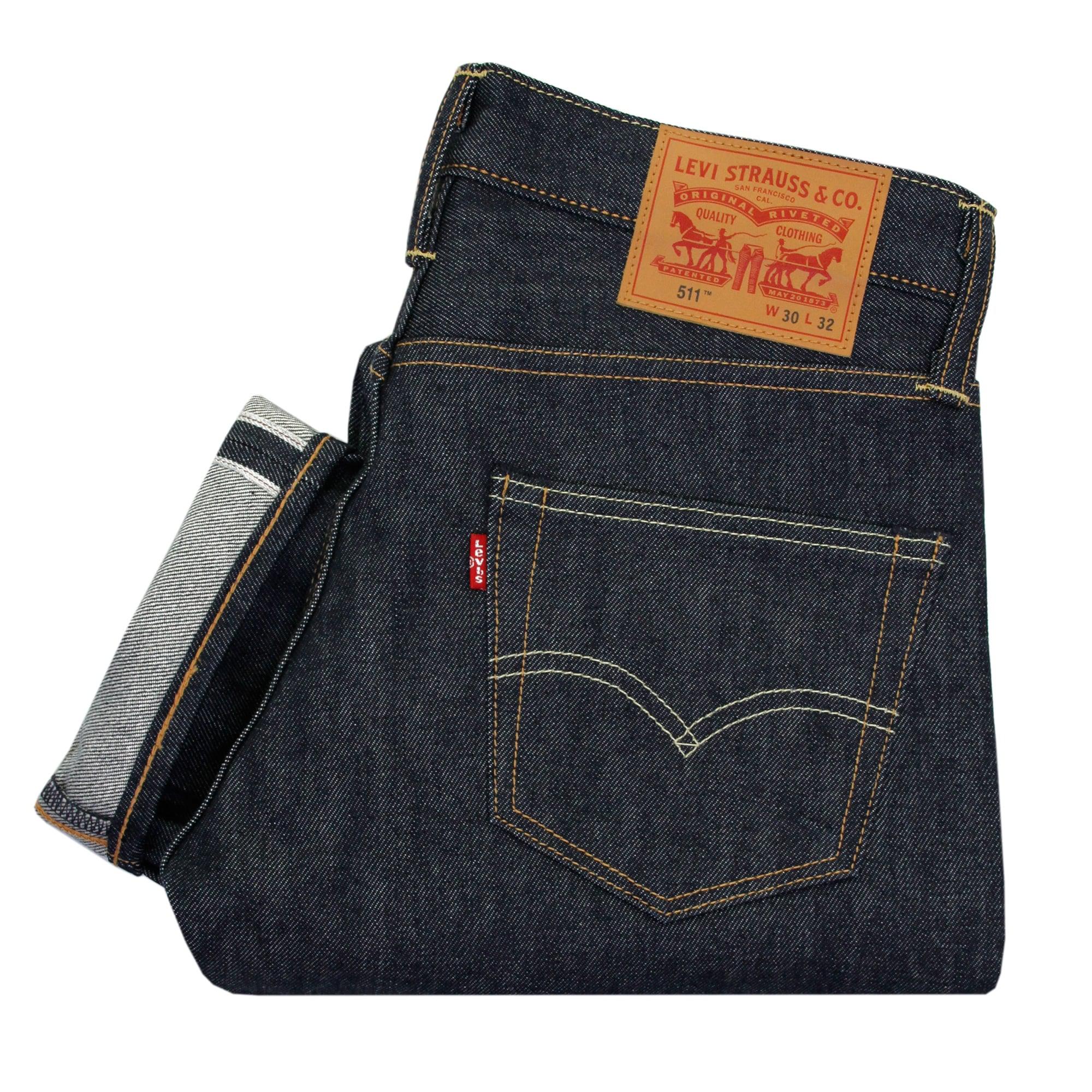 Levi's Levis 511 Urn Red Selvedge Denim Jeans for Men | Lyst UK