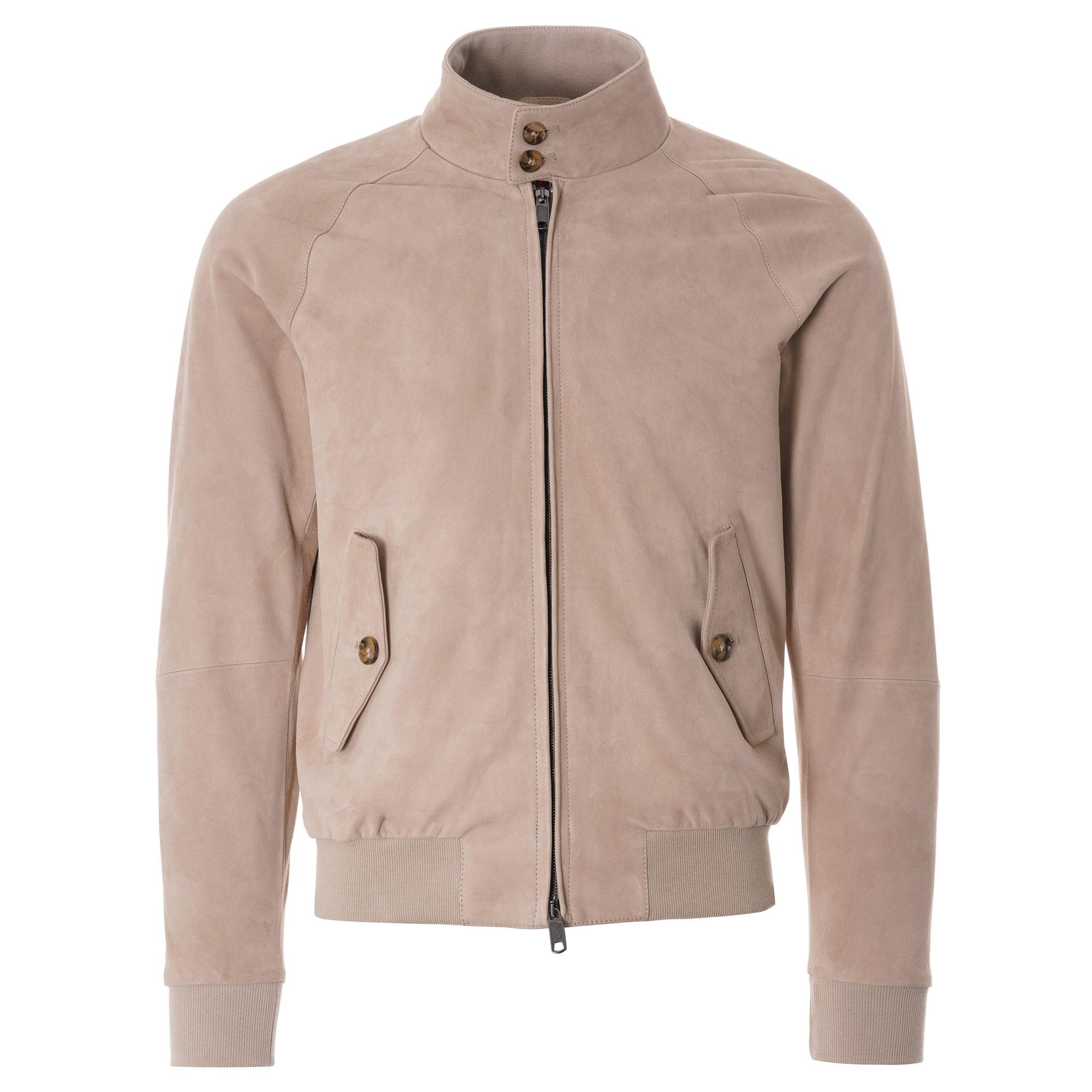 Download Baracuta G9 Suede Harrington Jacket for Men - Lyst