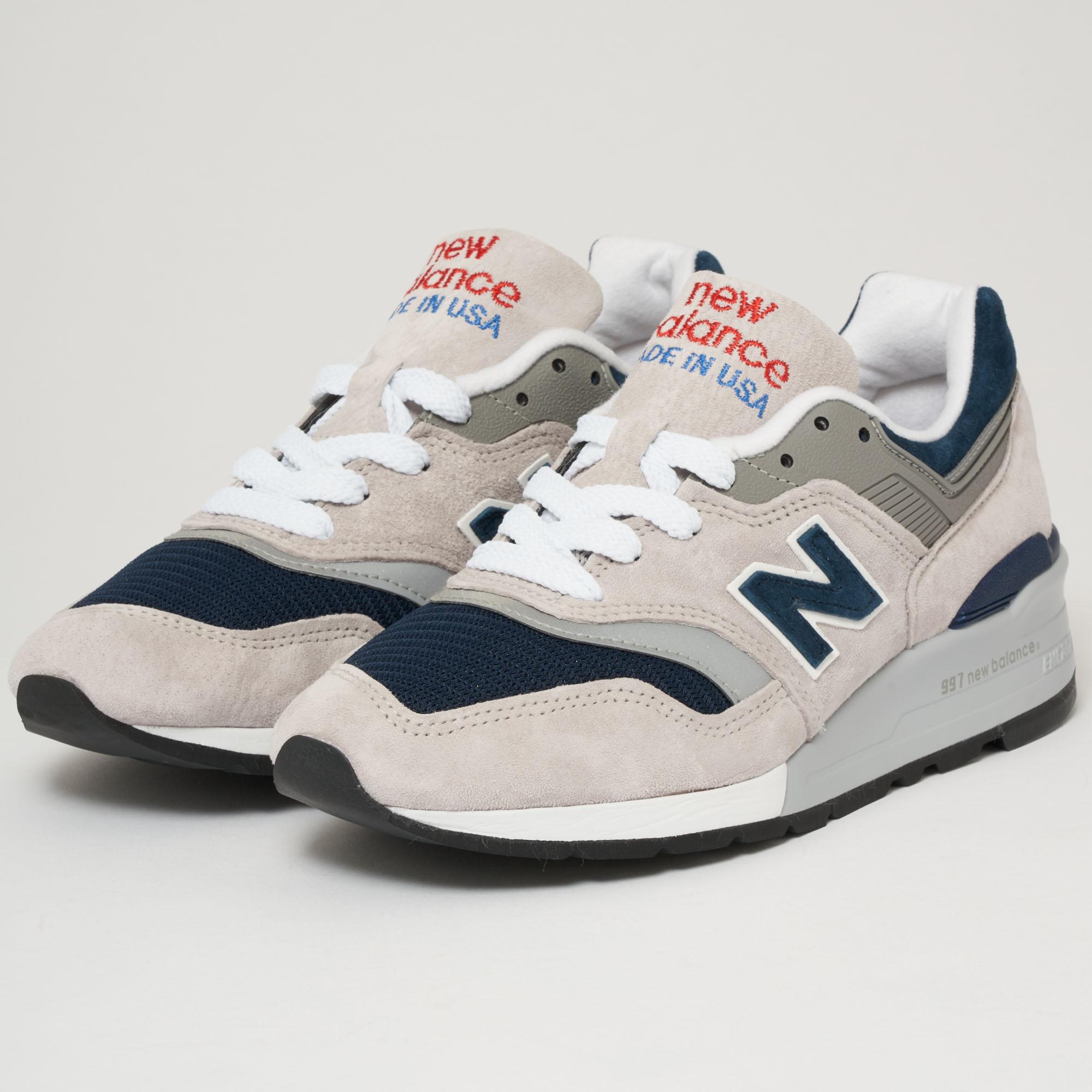New Balance 997 Made In Us - Grey in Grey/Navy (Gray) for Men - Lyst