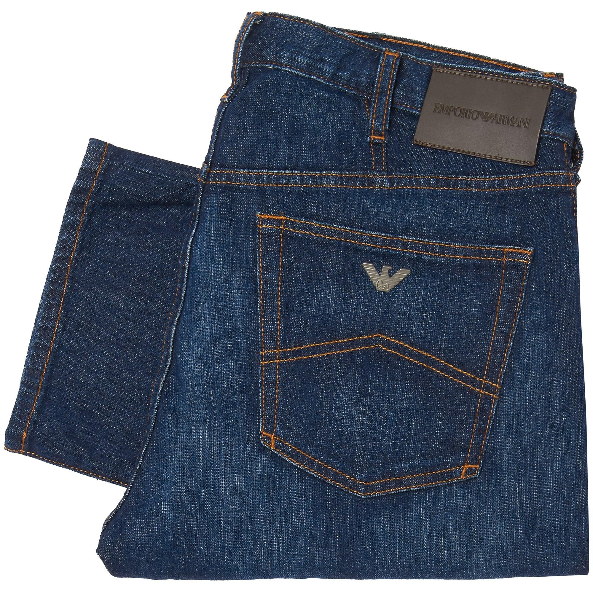 spild væk mixer kuffert Emporio Armani Denim J21 Jeans Stretch Cotton Jeans in Denim (Blue) for Men  - Lyst