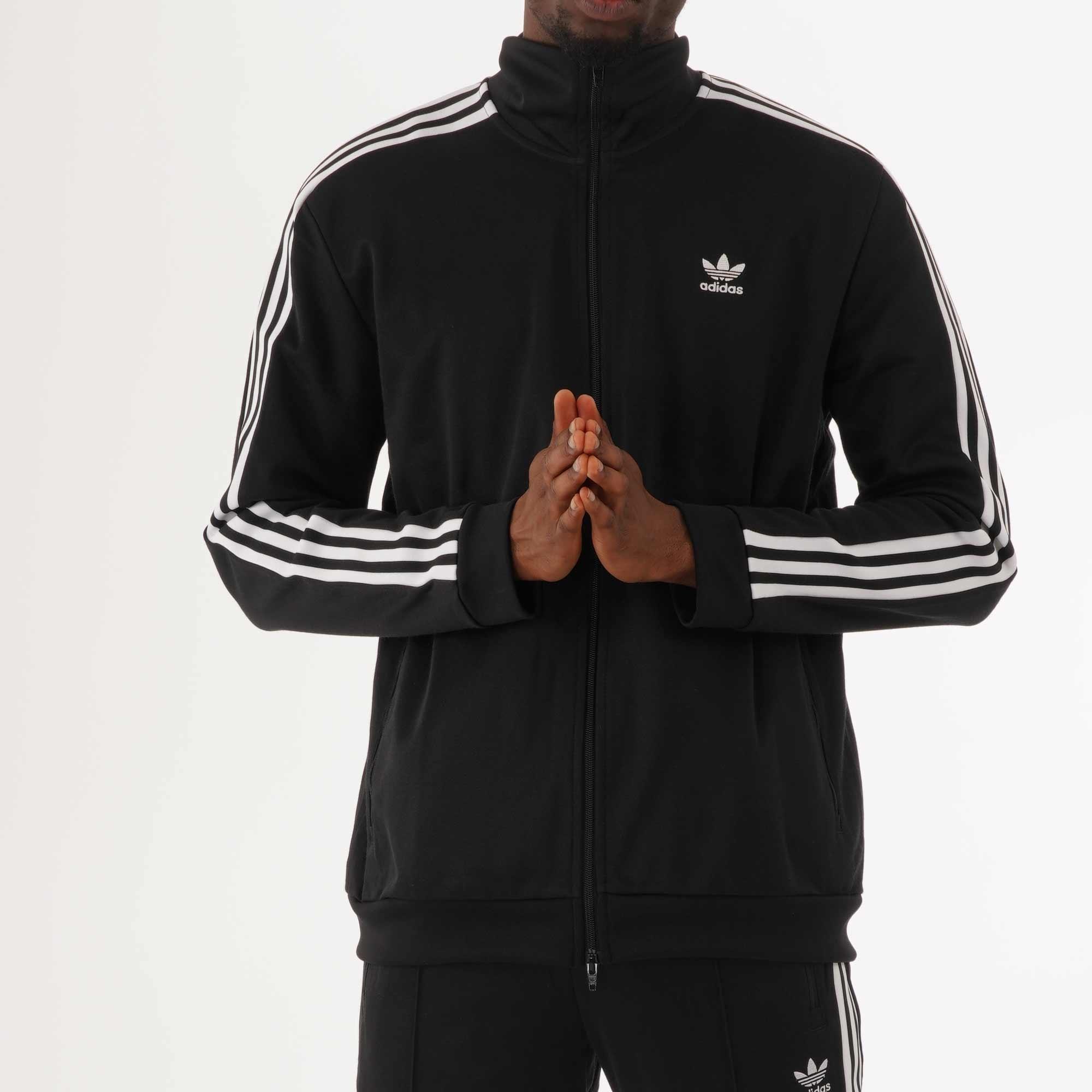 adidas beckenbauer jacket black