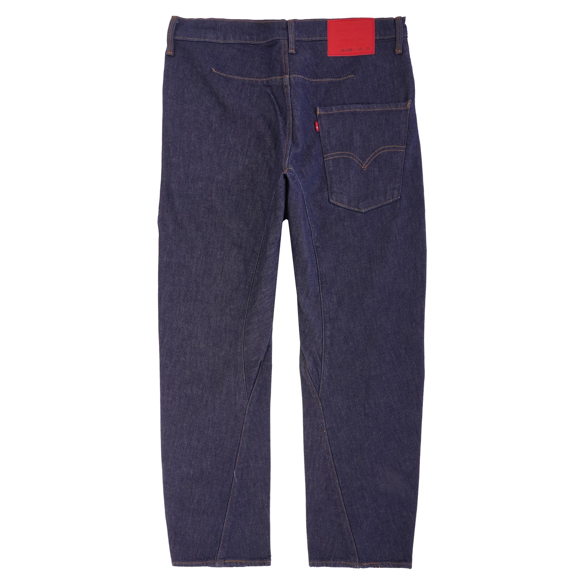 Lyst - Levi's 570 Baggy Tapered Fit Jeans - Rinse in Blue for Men