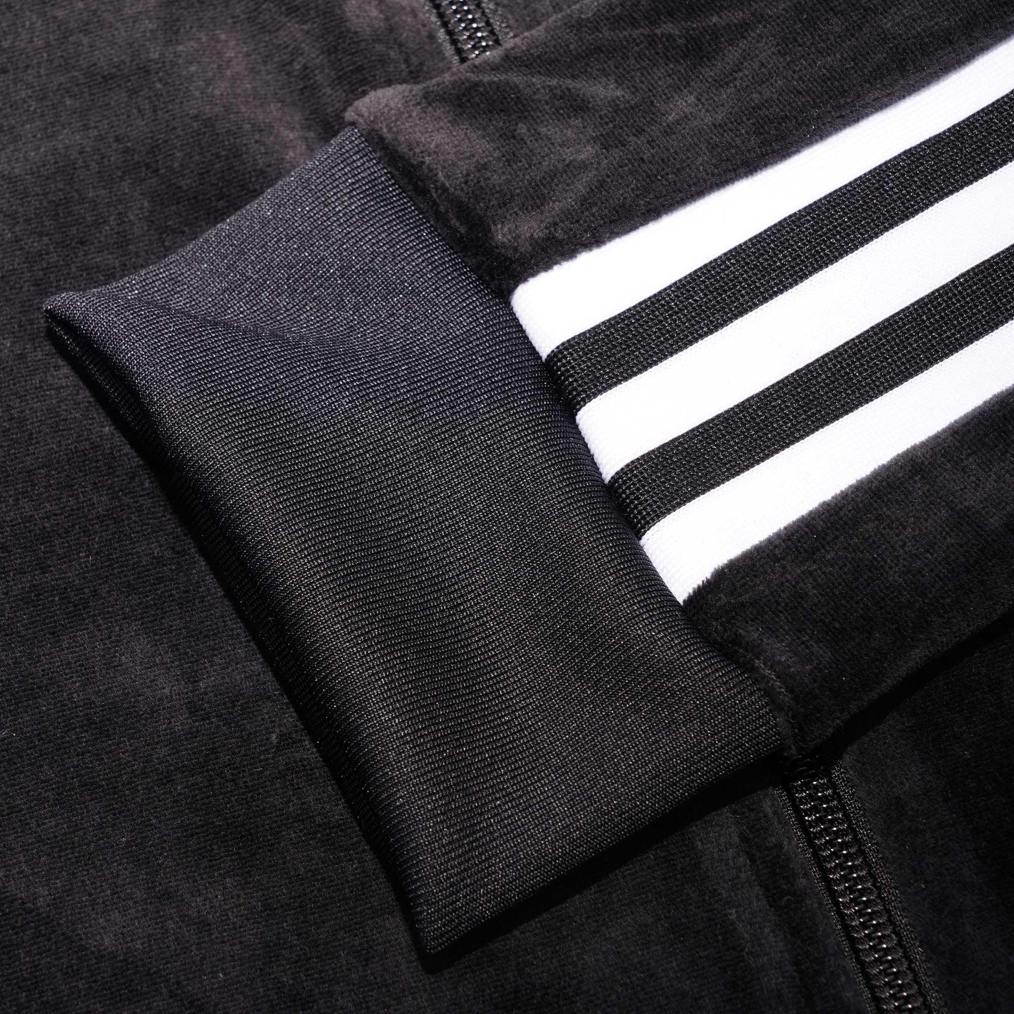 adidas cozy track top black