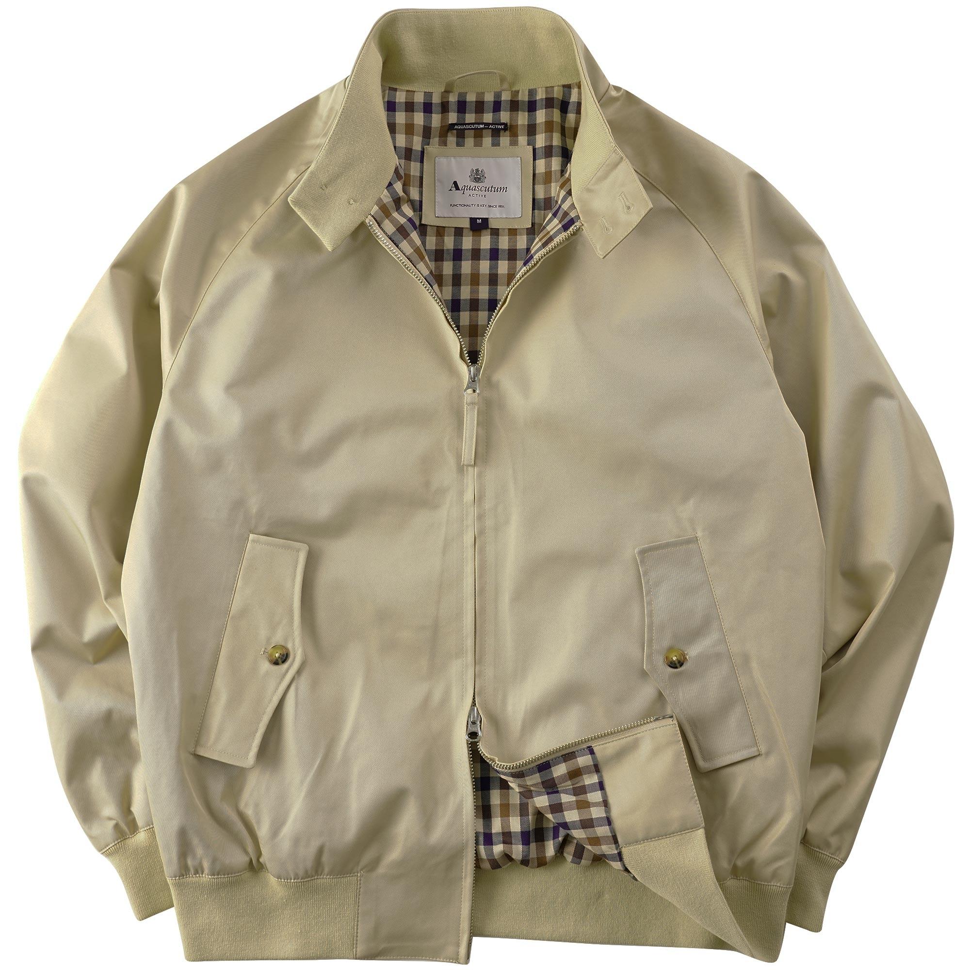 Aquascutum Archival Harrington Jacket in Green for Men Lyst UK