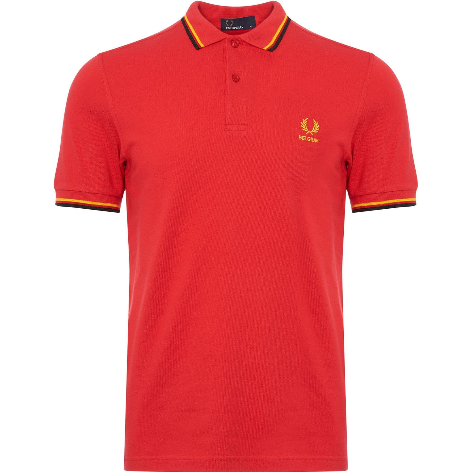Red fred perry sweatshirt Clearance