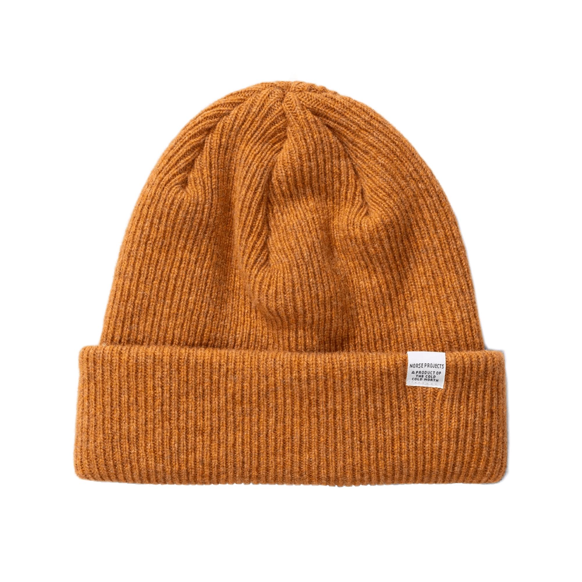 norse projects beanie orange