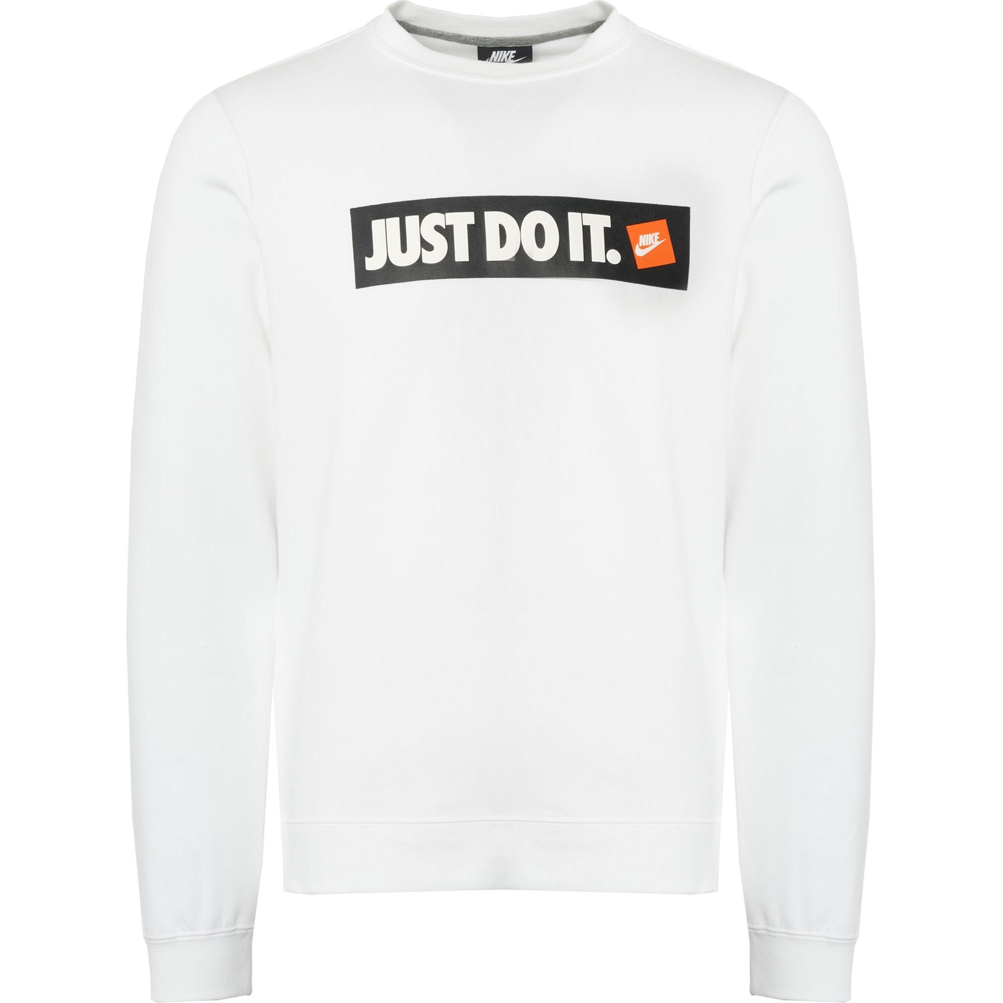 nike just do it logo sweatshirt