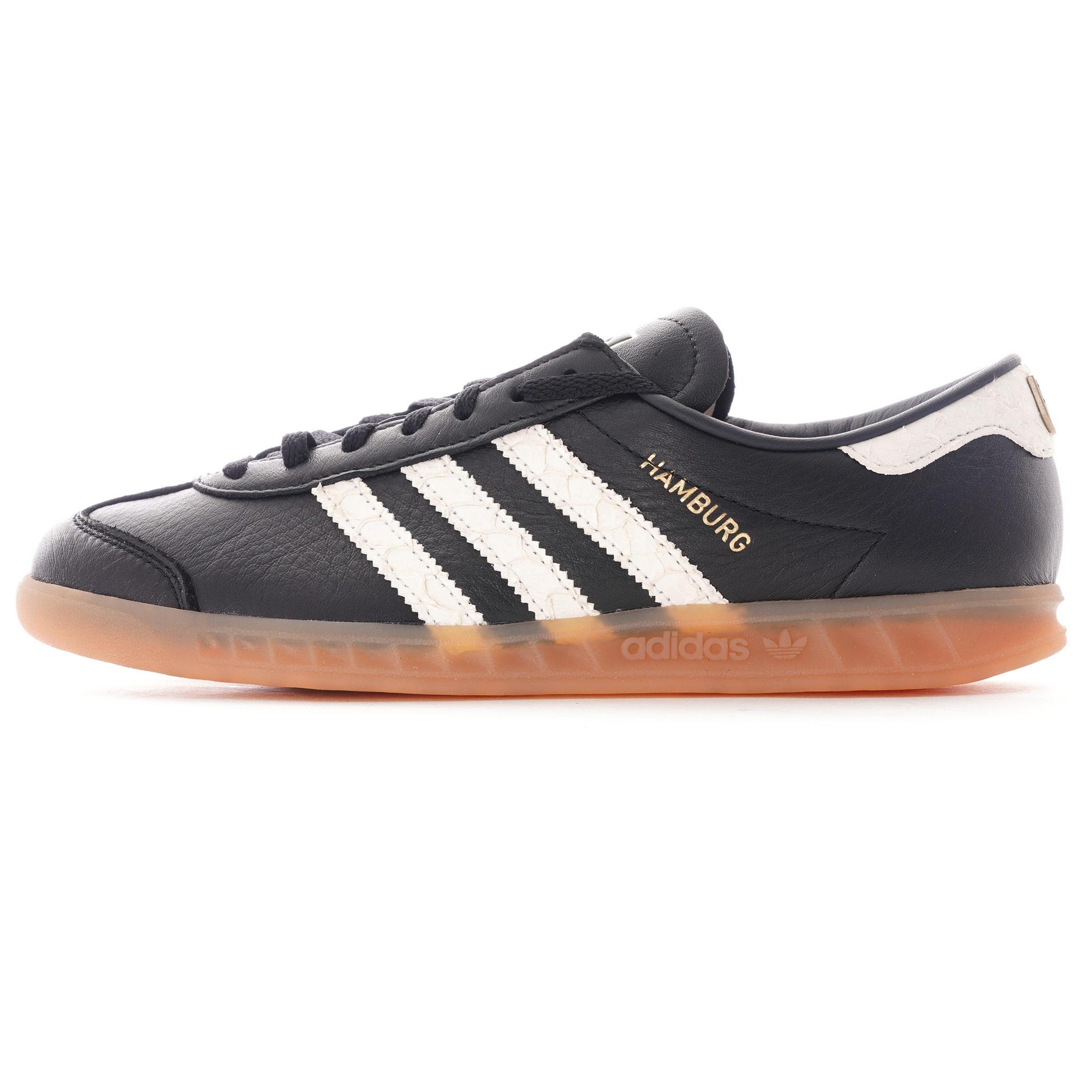 adidas Originals Leather Hamburg in Black for Men - Lyst
