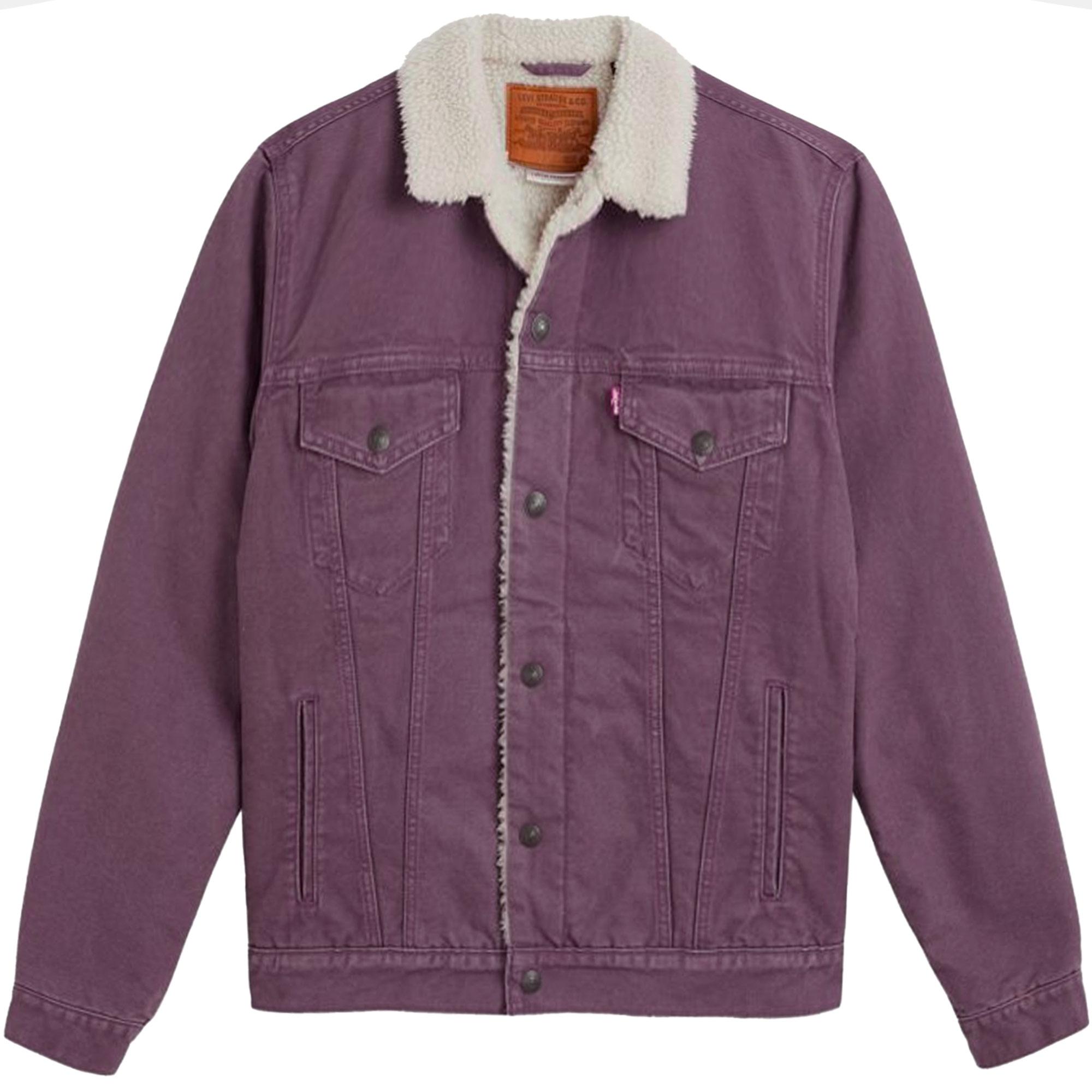 Levi's Type 3 Sherpa Trucker Jacket - Huckleberry in Purple for