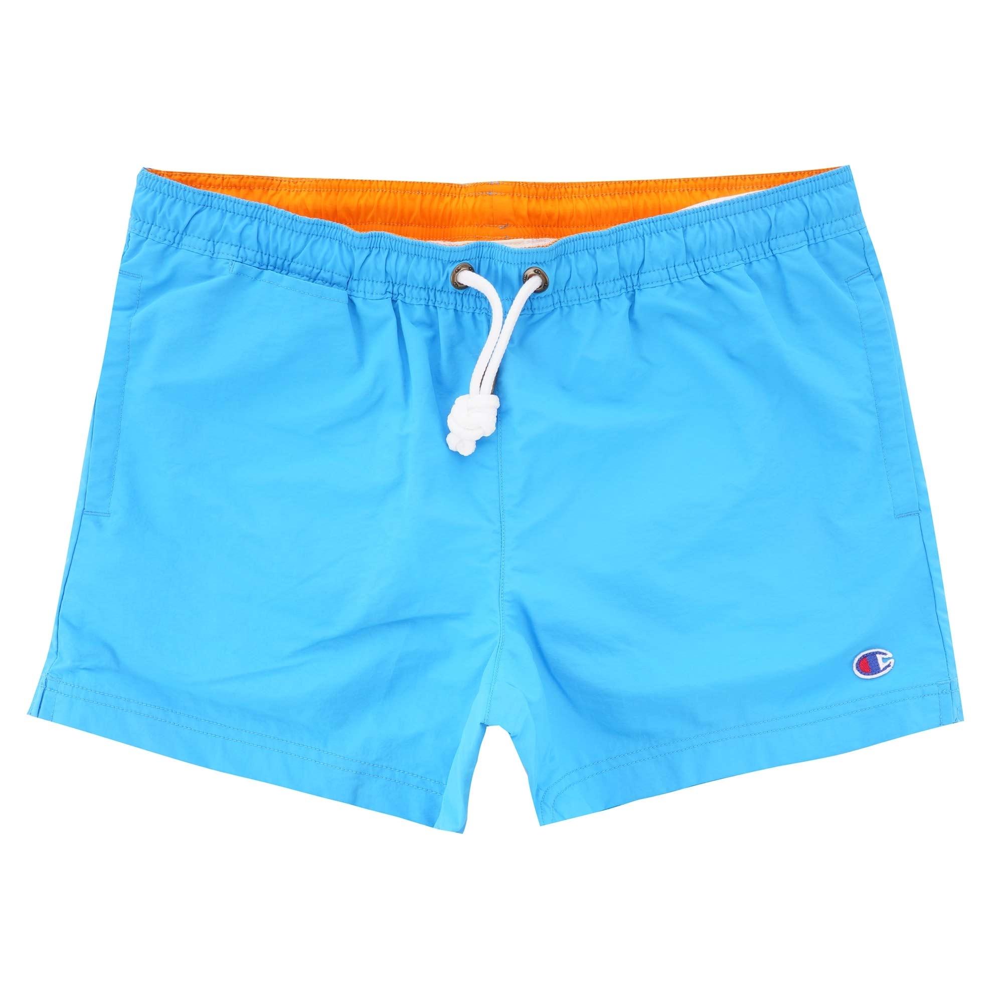 Champion Synthetic Contrast Seam Detail Swim Shorts in Blue for Men - Lyst