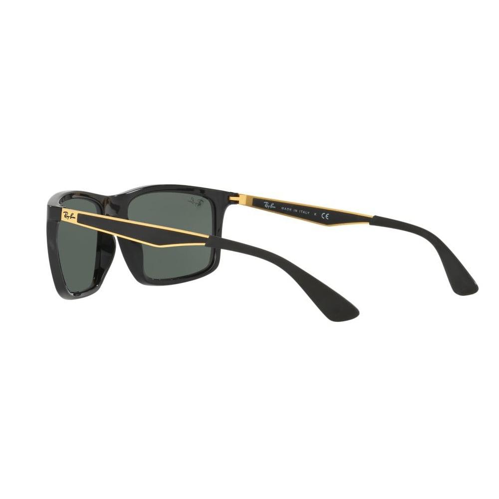 black and gold raybans