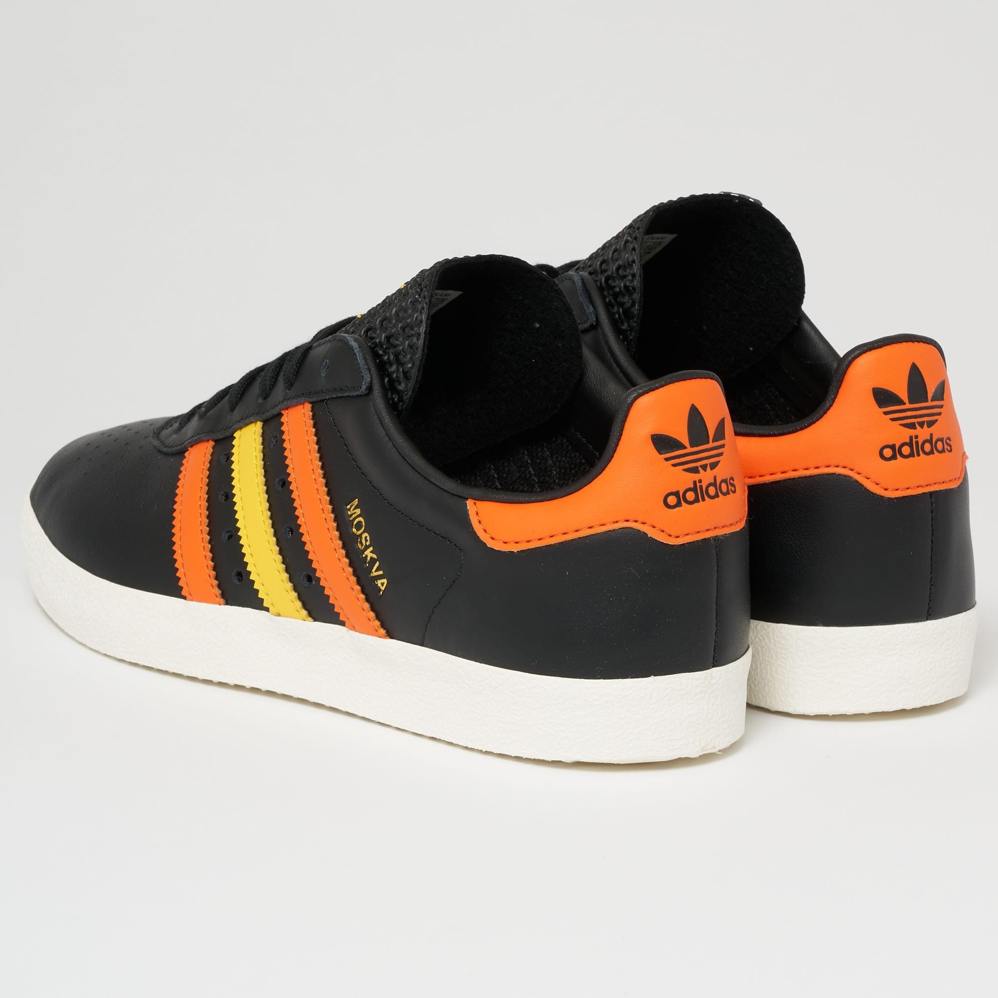 adidas 350 black orange yellow