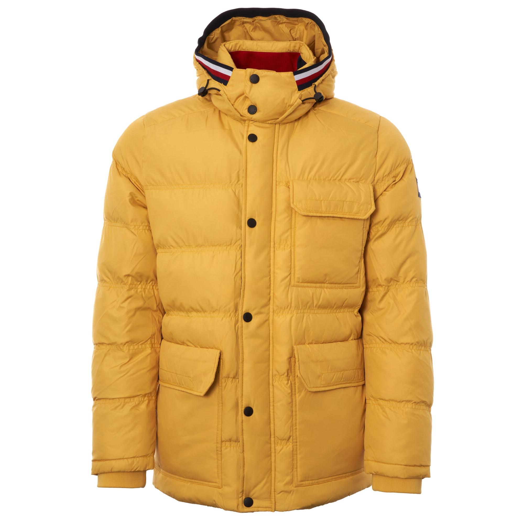 tommy hilfiger yellow bomber jacket
